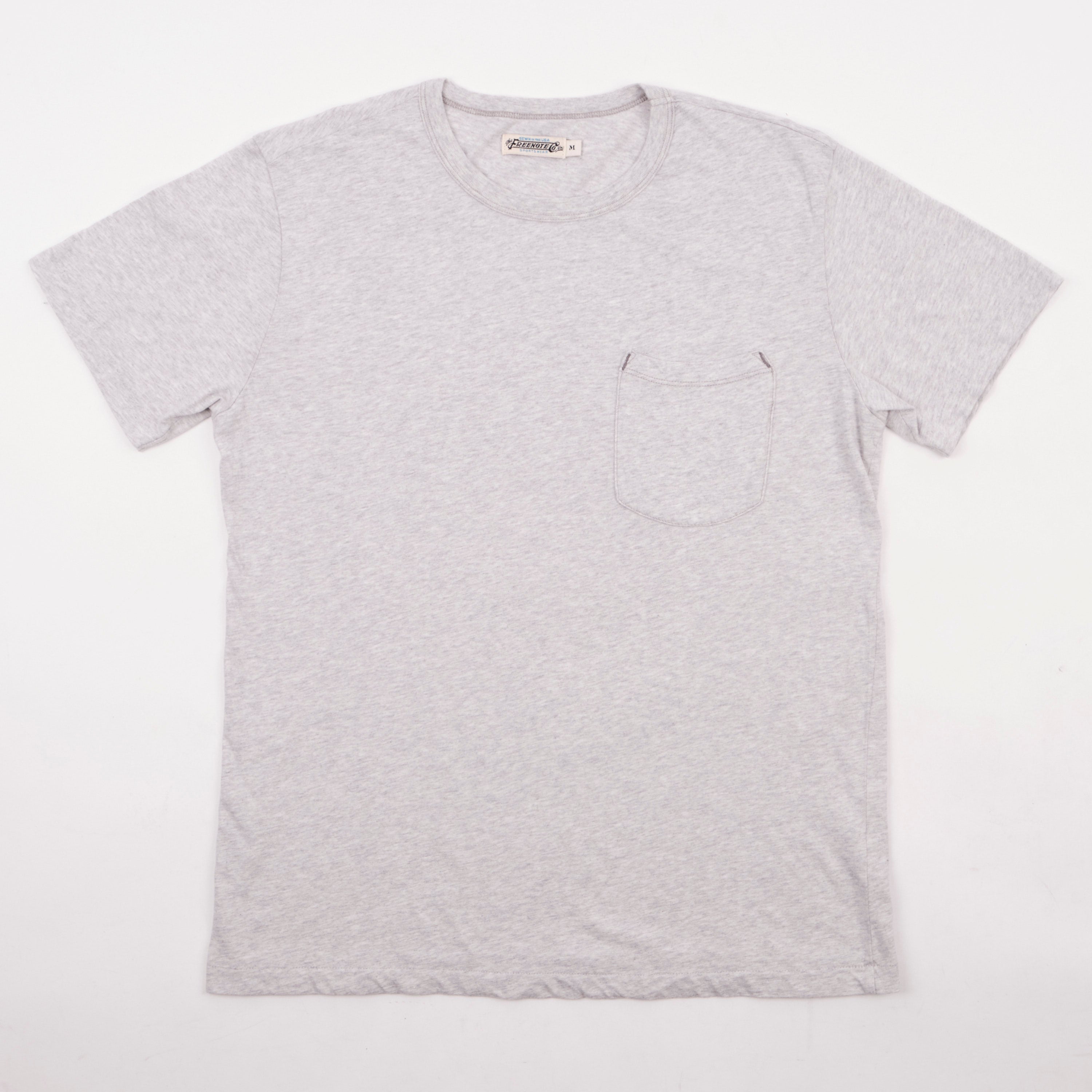 7 Ounce Pocket T-Shirt Heather Grey