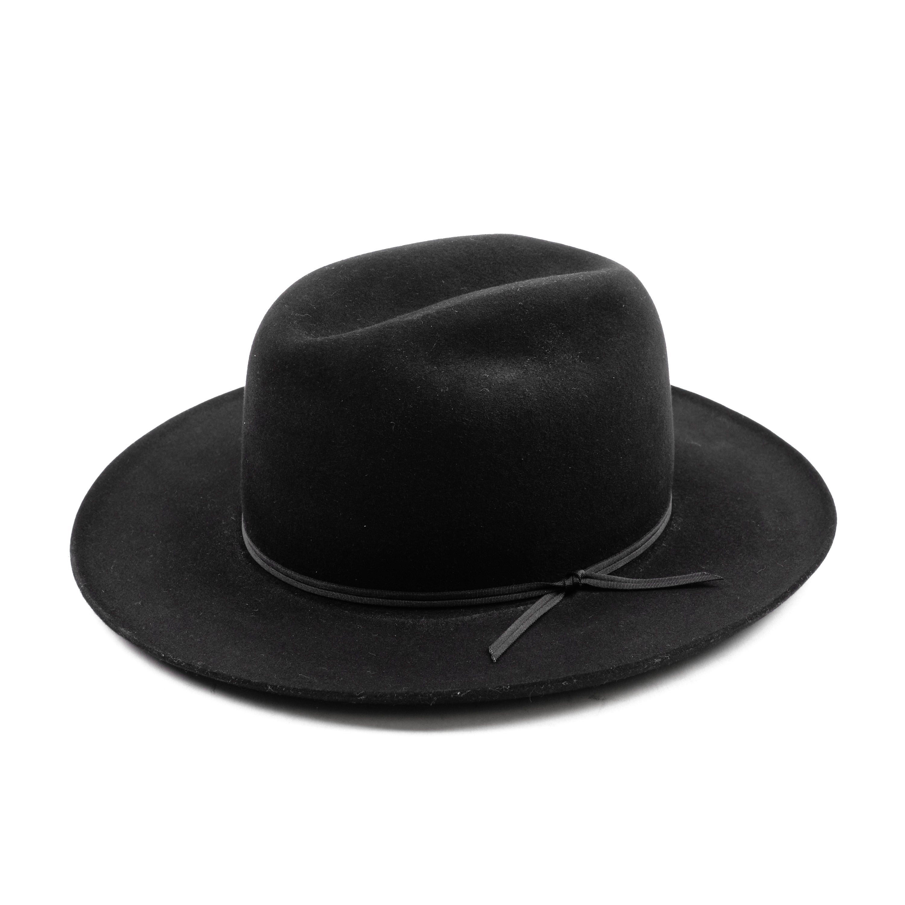 Bowman Hat Co. x Freenote Cloth Black - Western Gentlemen Black