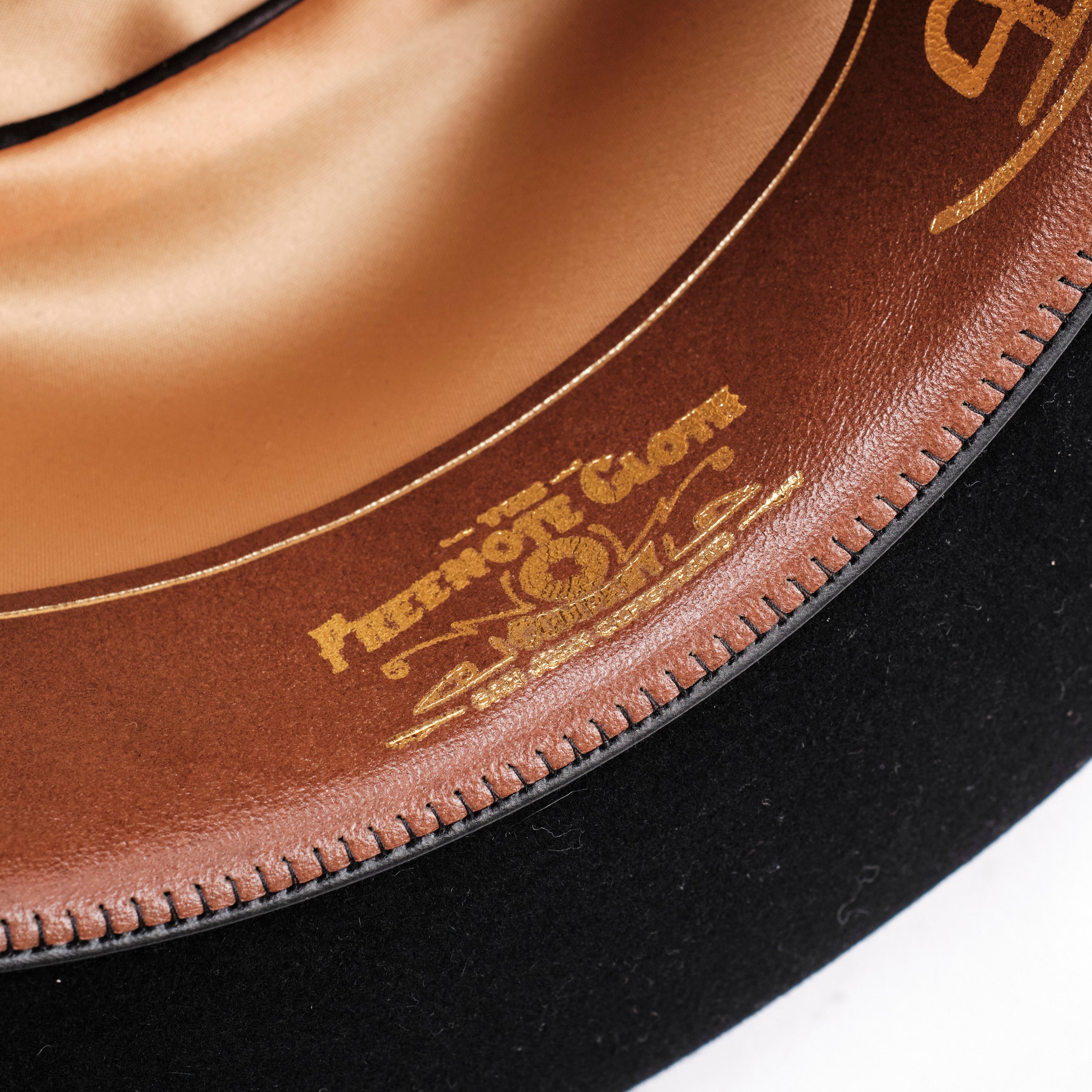 Bowman Hat Co. x Freenote Cloth Black - Western Gentlemen Black