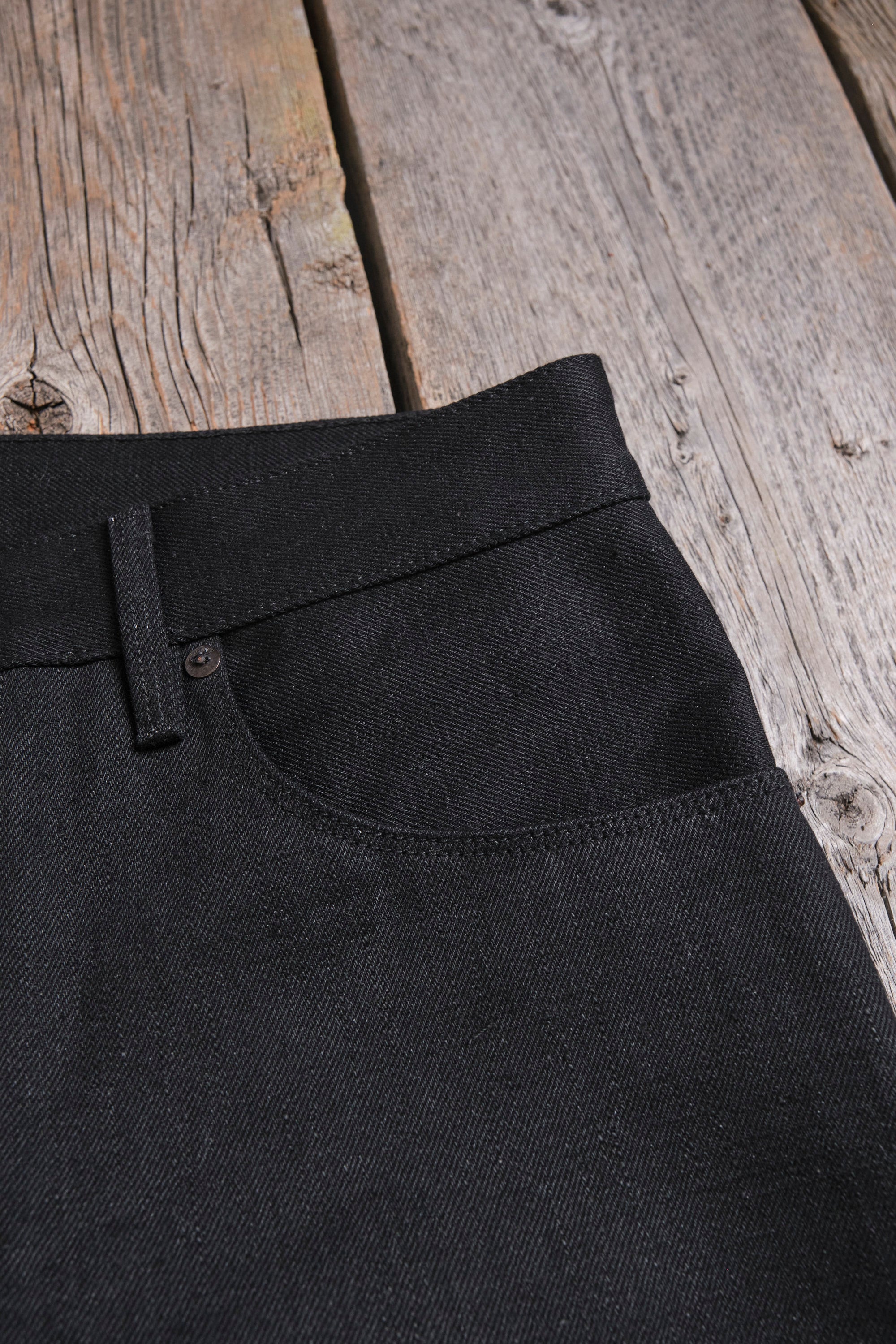 Belford Straight 17 Ounce Black Denim