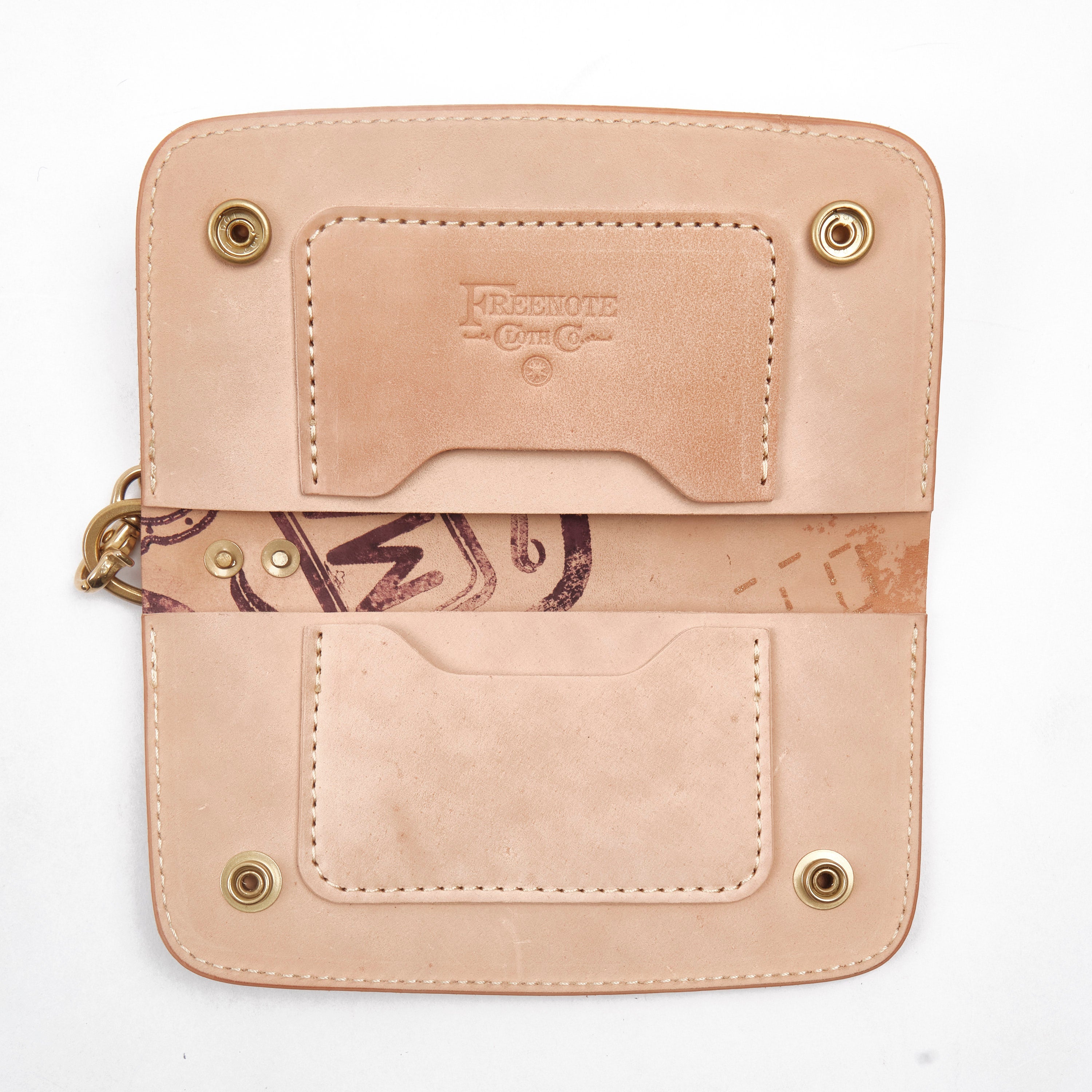 GOLDEN AGE SUPPLY CO. - MARYAM SHELL CORDOVAN UNGLAZED NATURAL - TRUCKER WALLET