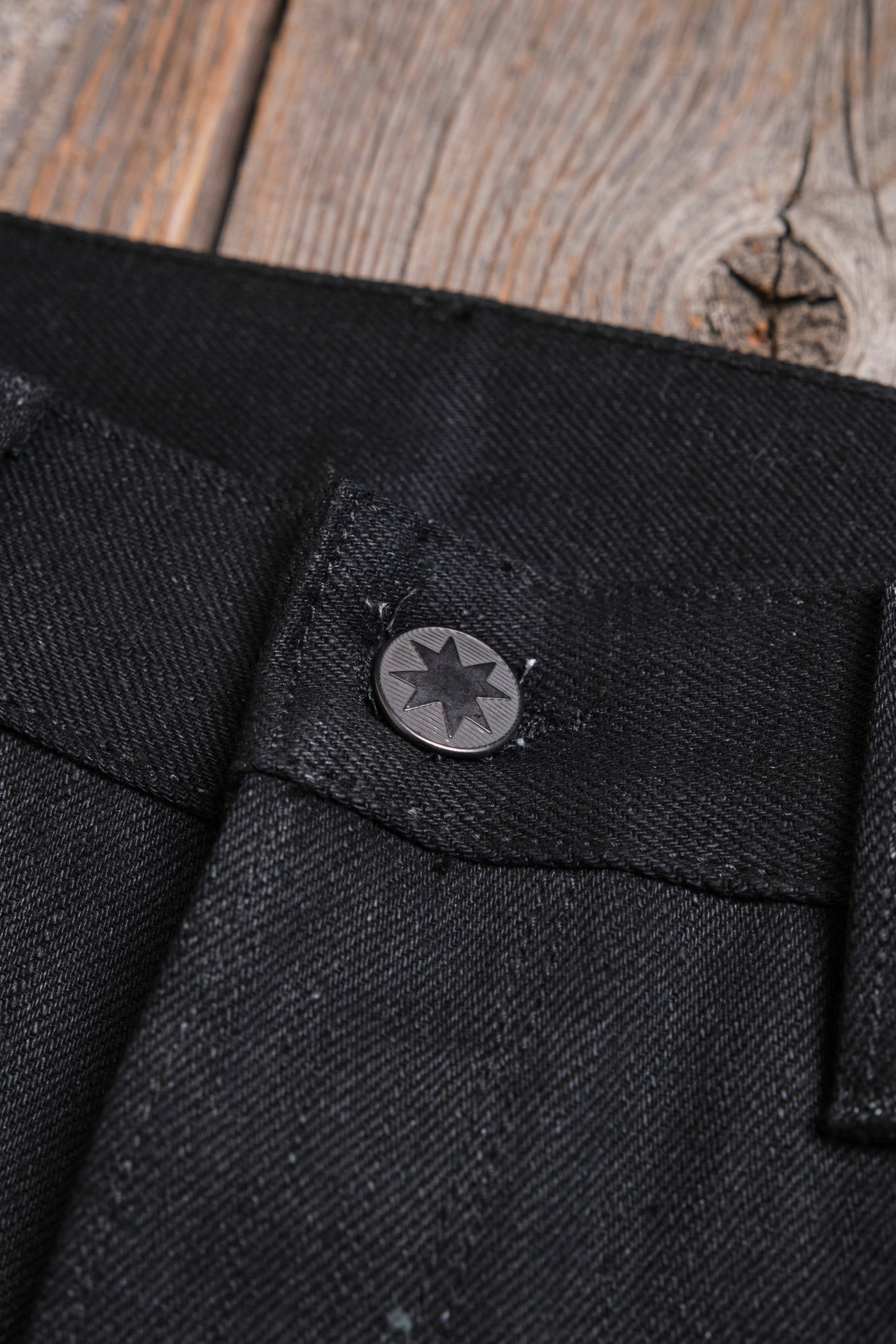 Belford Straight 17 Ounce Black Denim