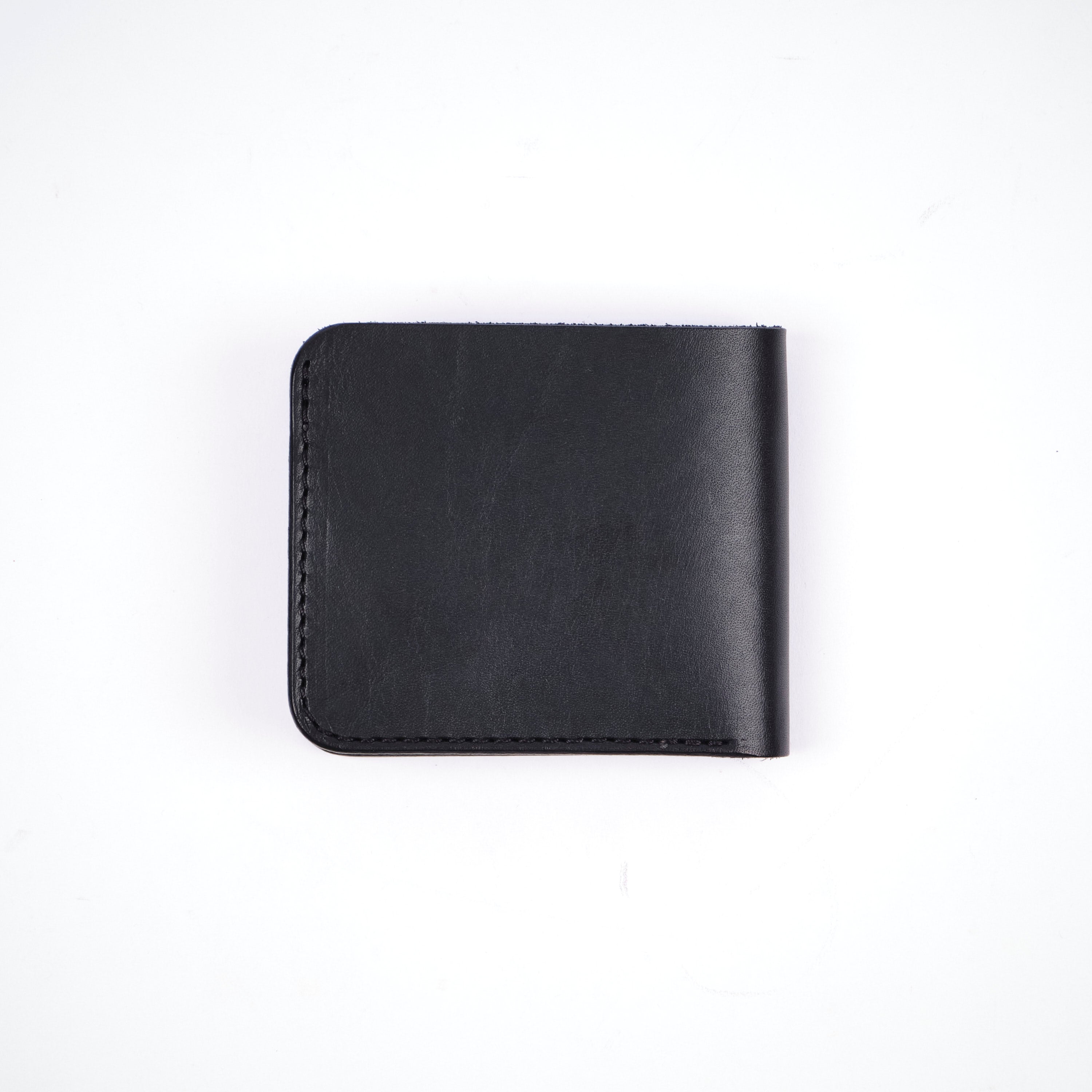 GOLDEN AGE SUPPLY CO. - PREMIUM ITALIAN LEATHER - BLACK BI-FOLD WALLET