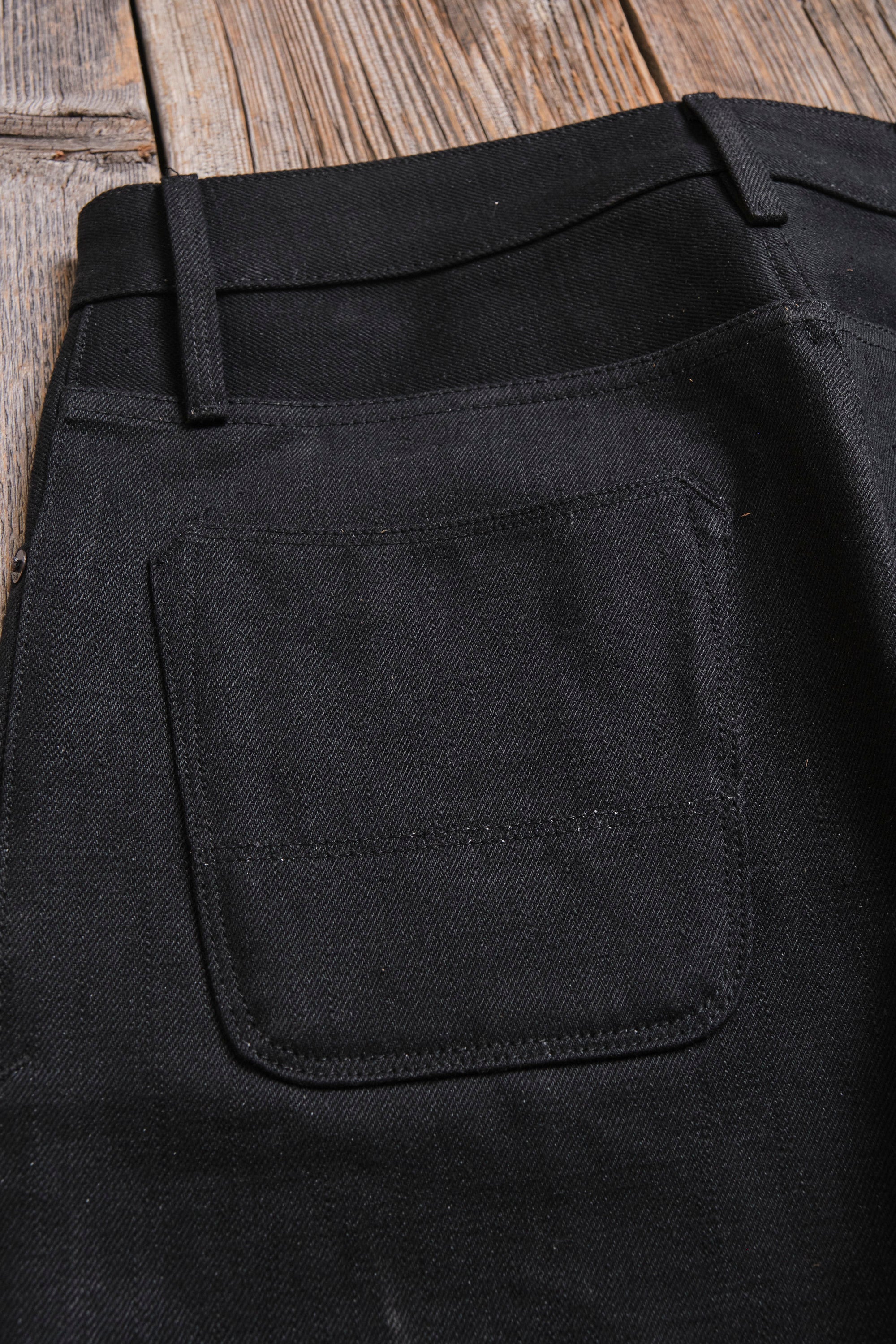 Belford Straight 17 Ounce Black Denim