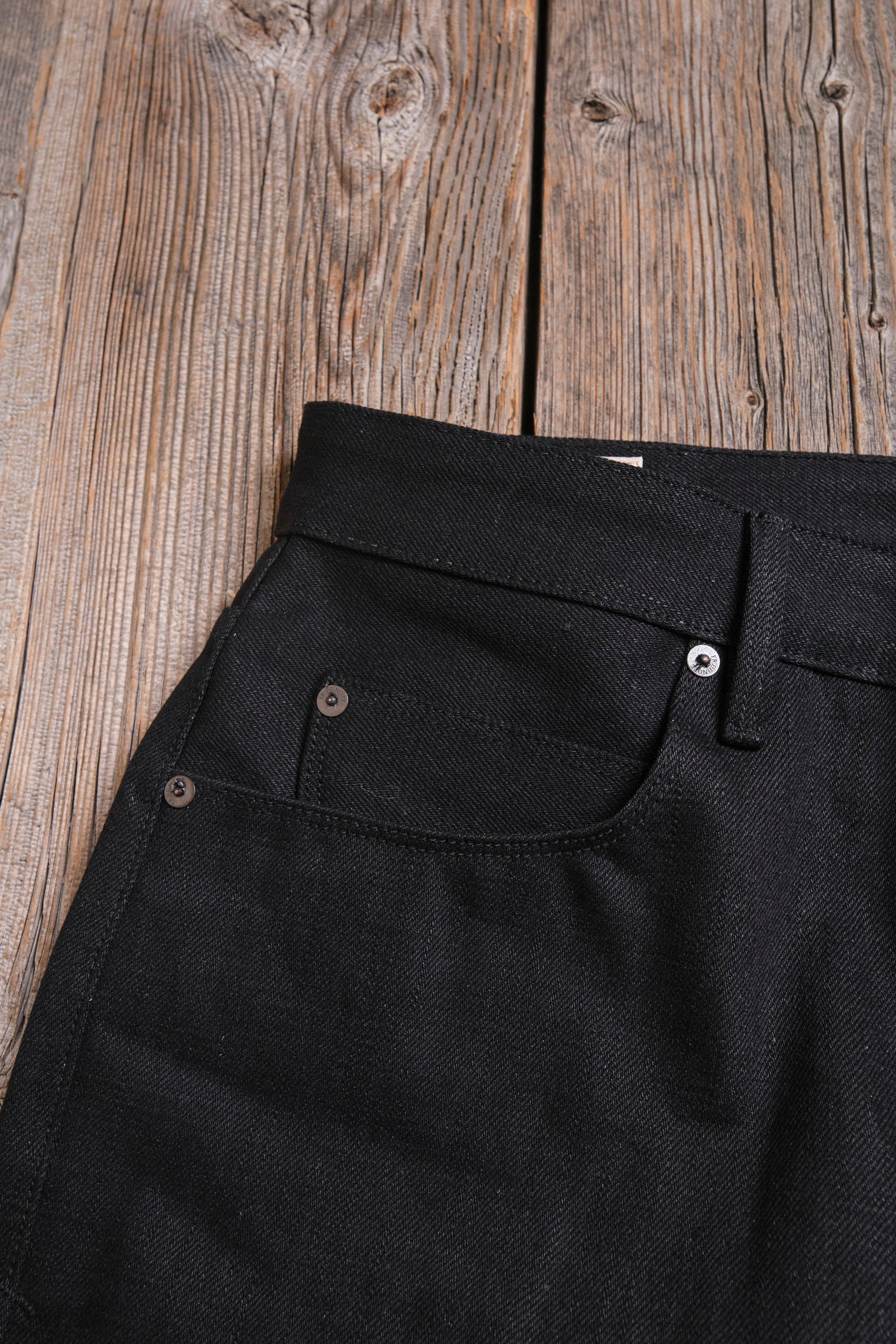 Belford Straight 17 Ounce Black Denim