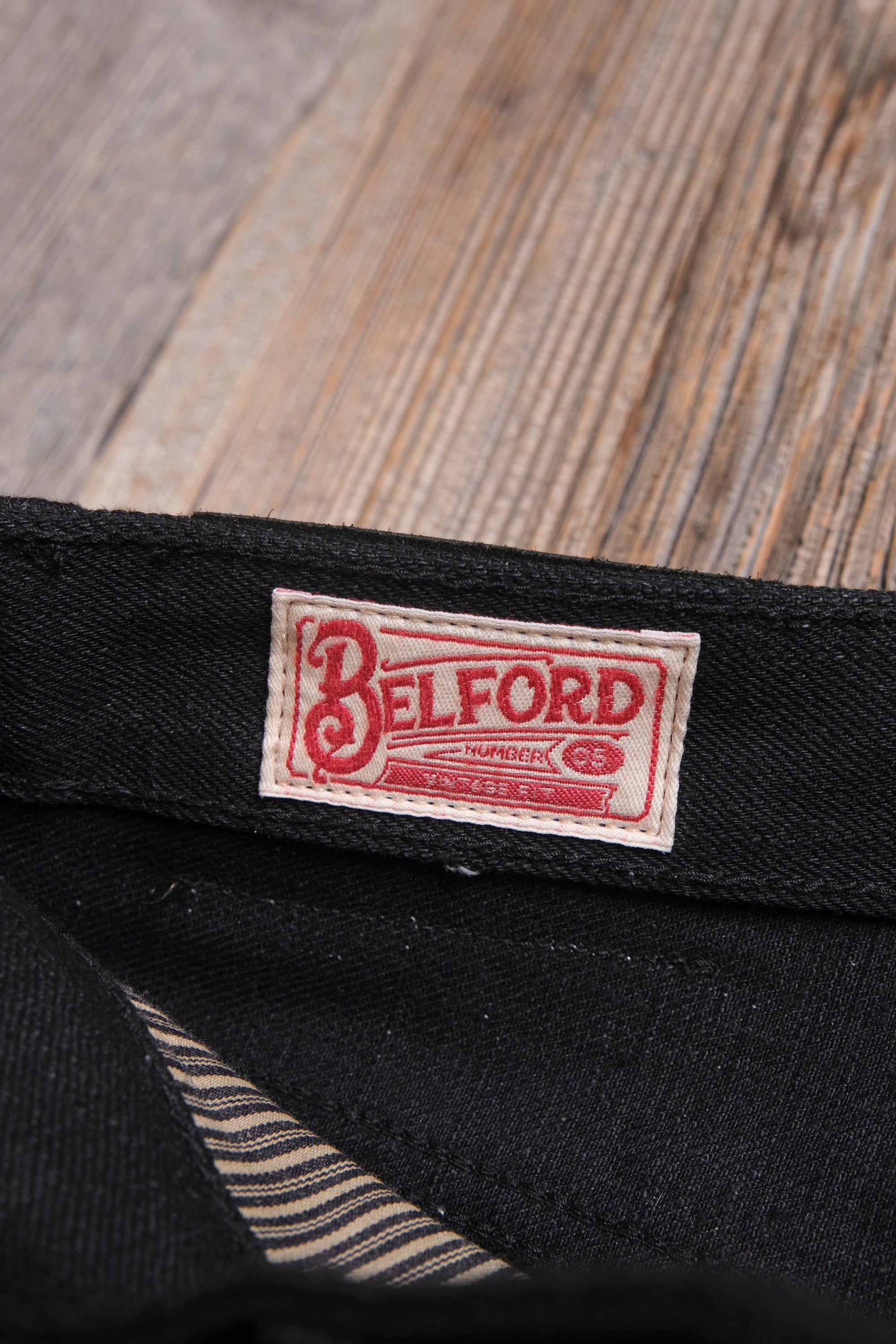 Belford Straight 17 Ounce Black Denim