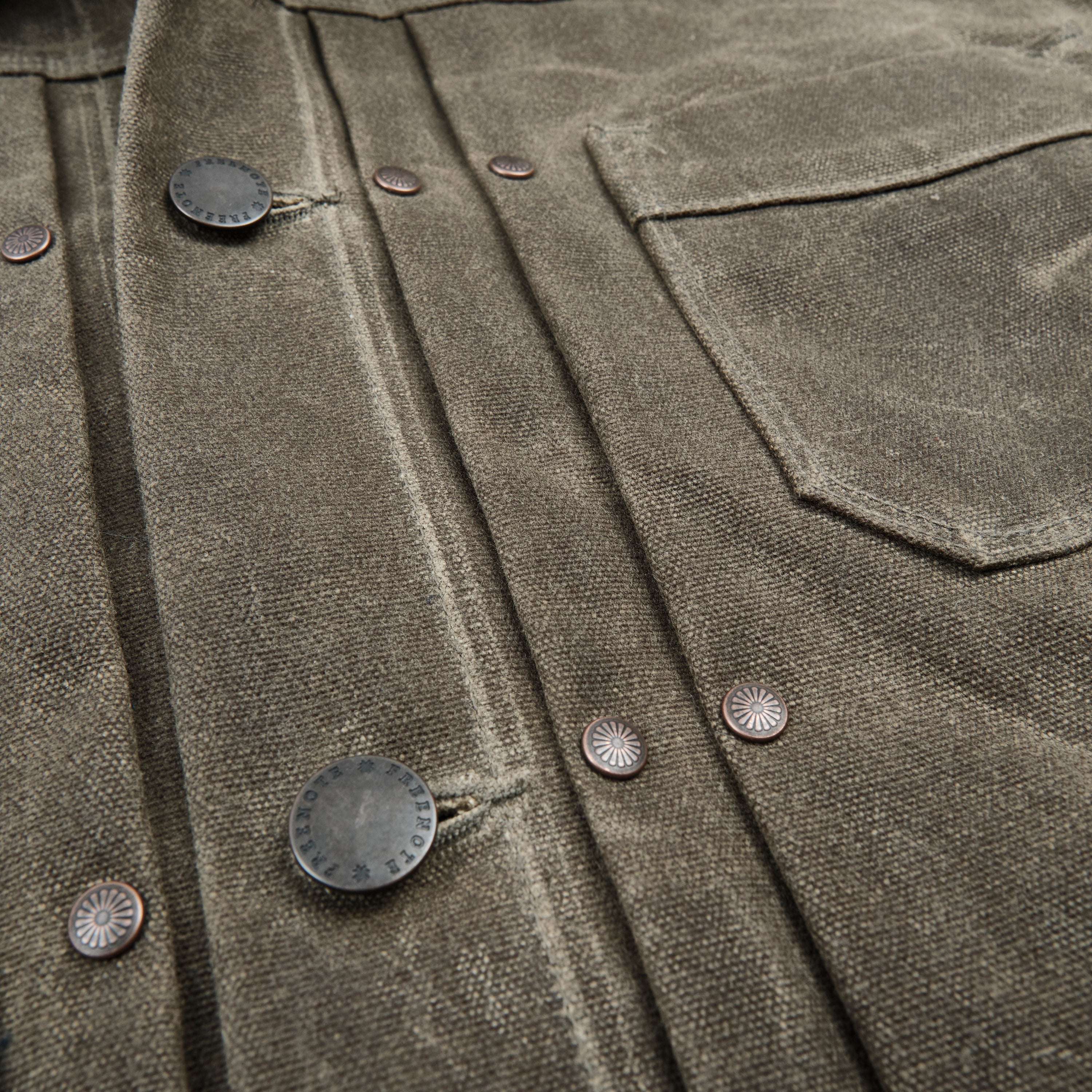 Riders Jacket Heavy Waxed Canvas Tobacco Wool