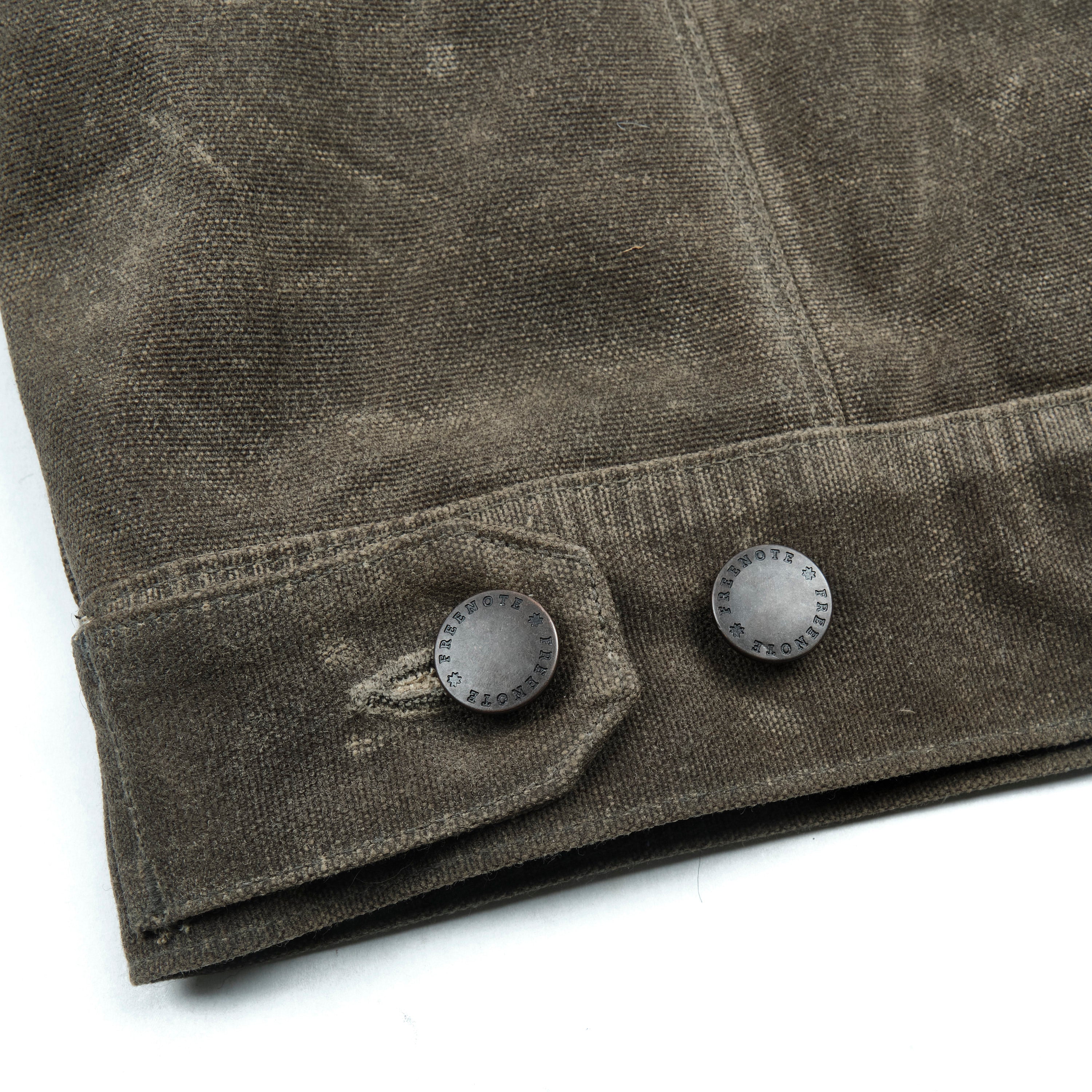 Riders Jacket Heavy Waxed Canvas Tobacco Wool
