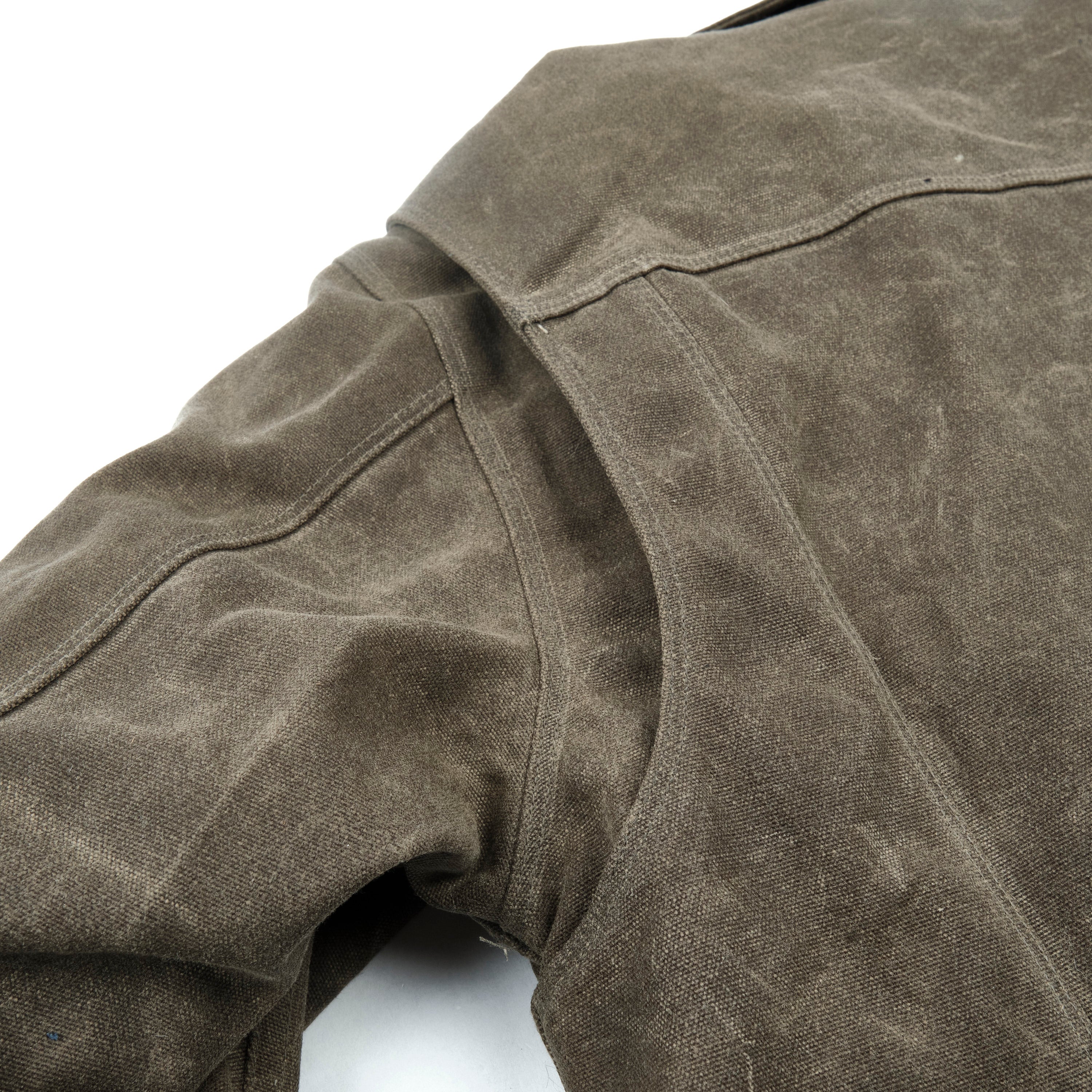 Riders Jacket Heavy Waxed Canvas Tobacco Wool