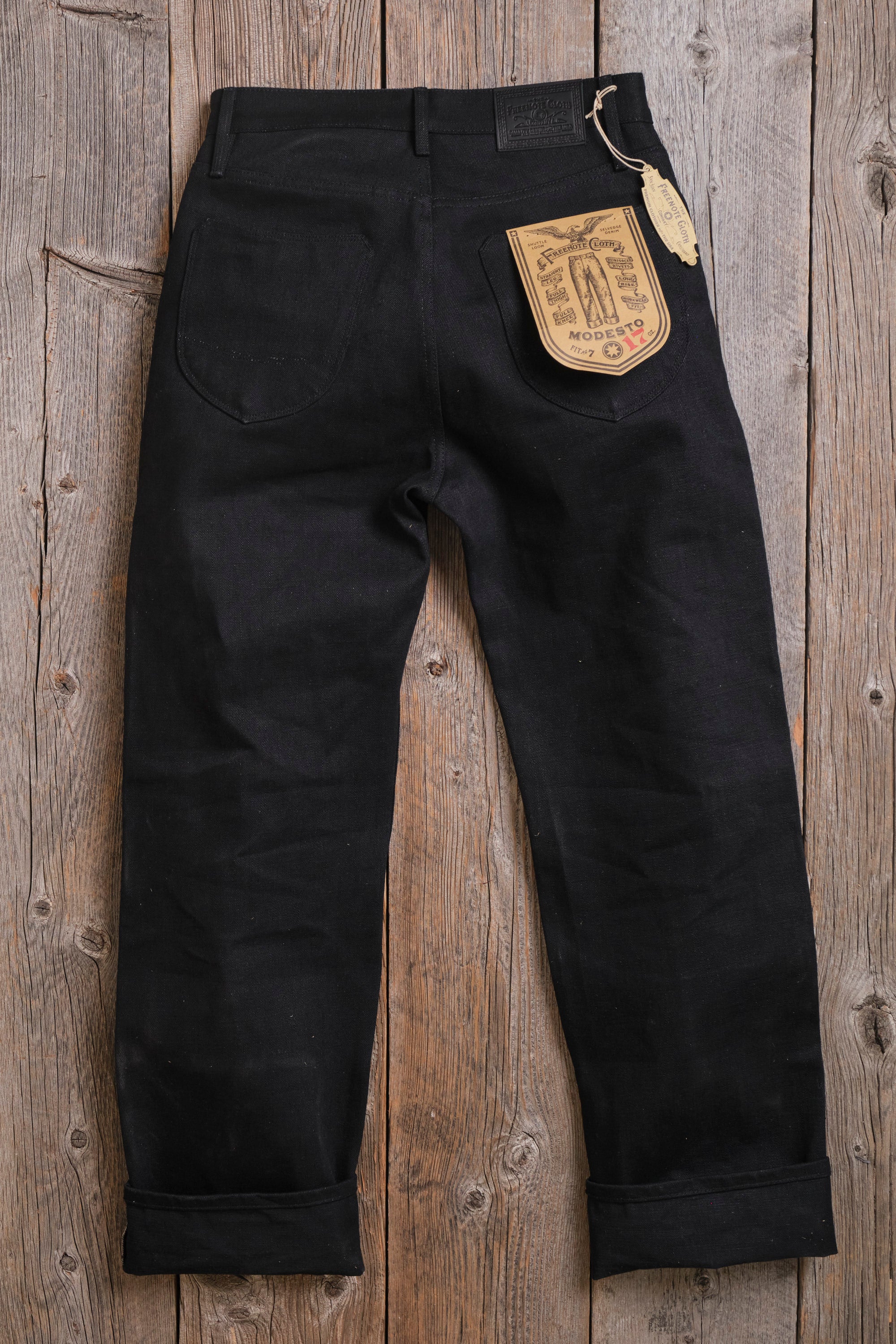 Modesto 17 Ounce Black Denim