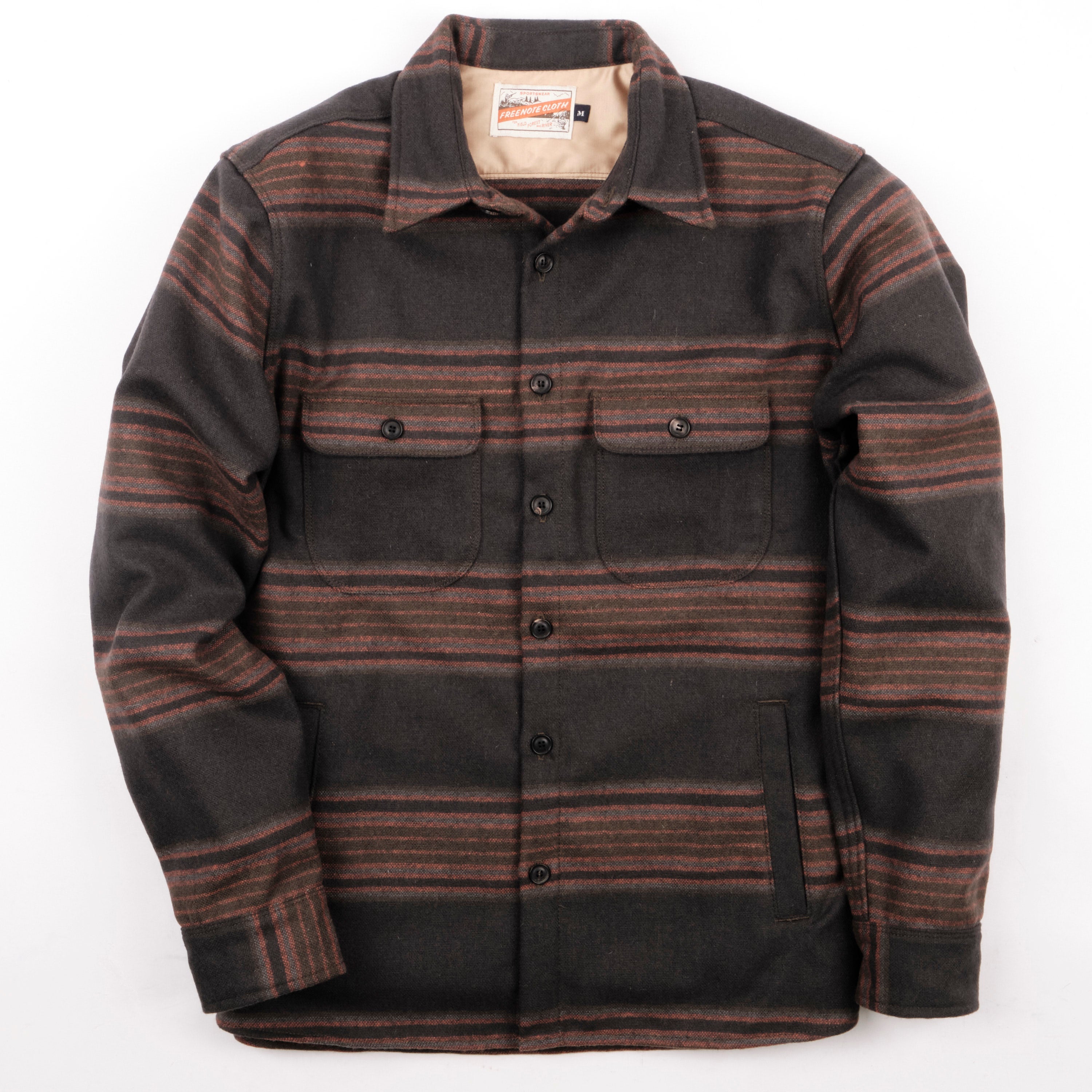 Alta Black Stripe Wool