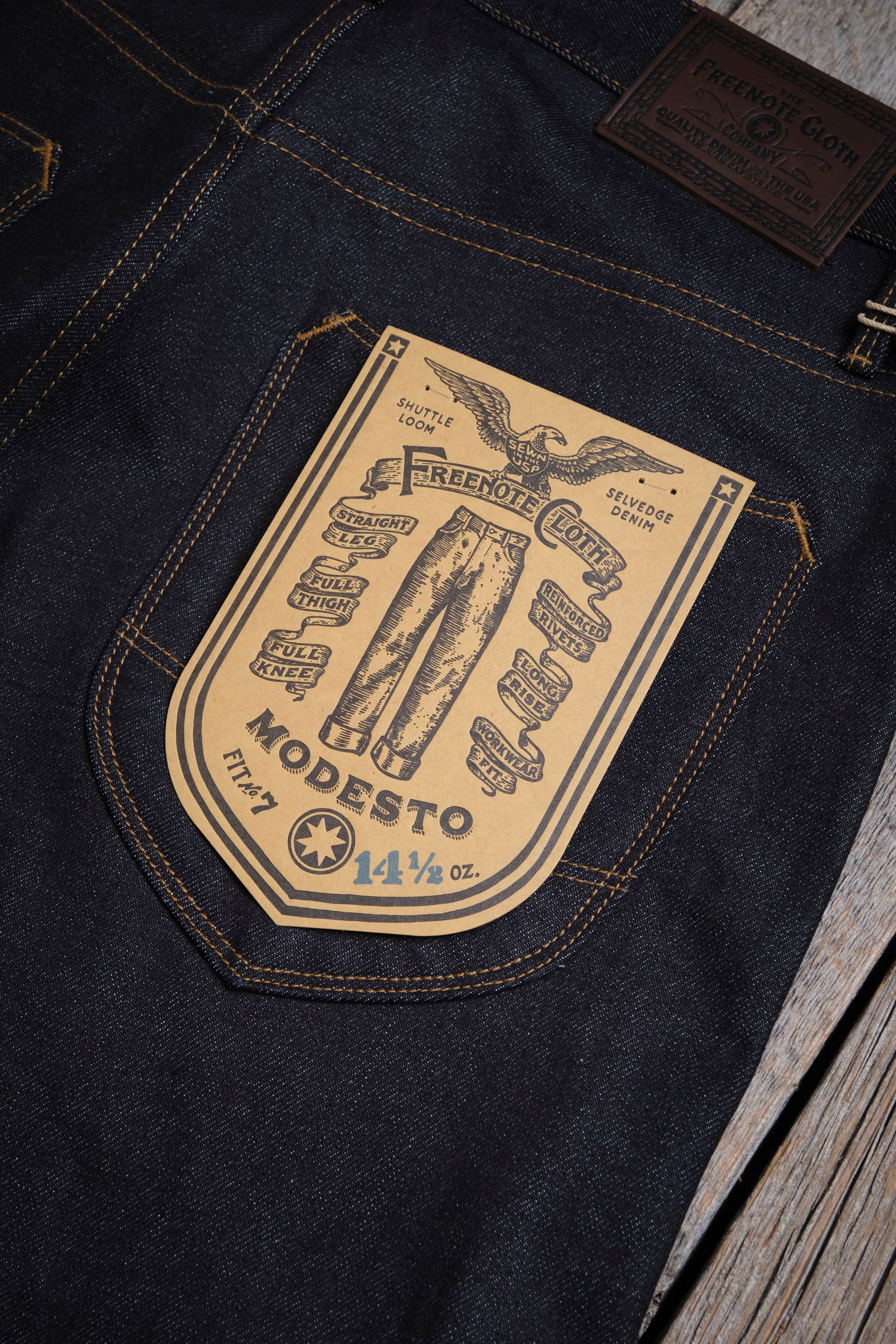 Modesto 14.50 Ounce Kaihara Denim