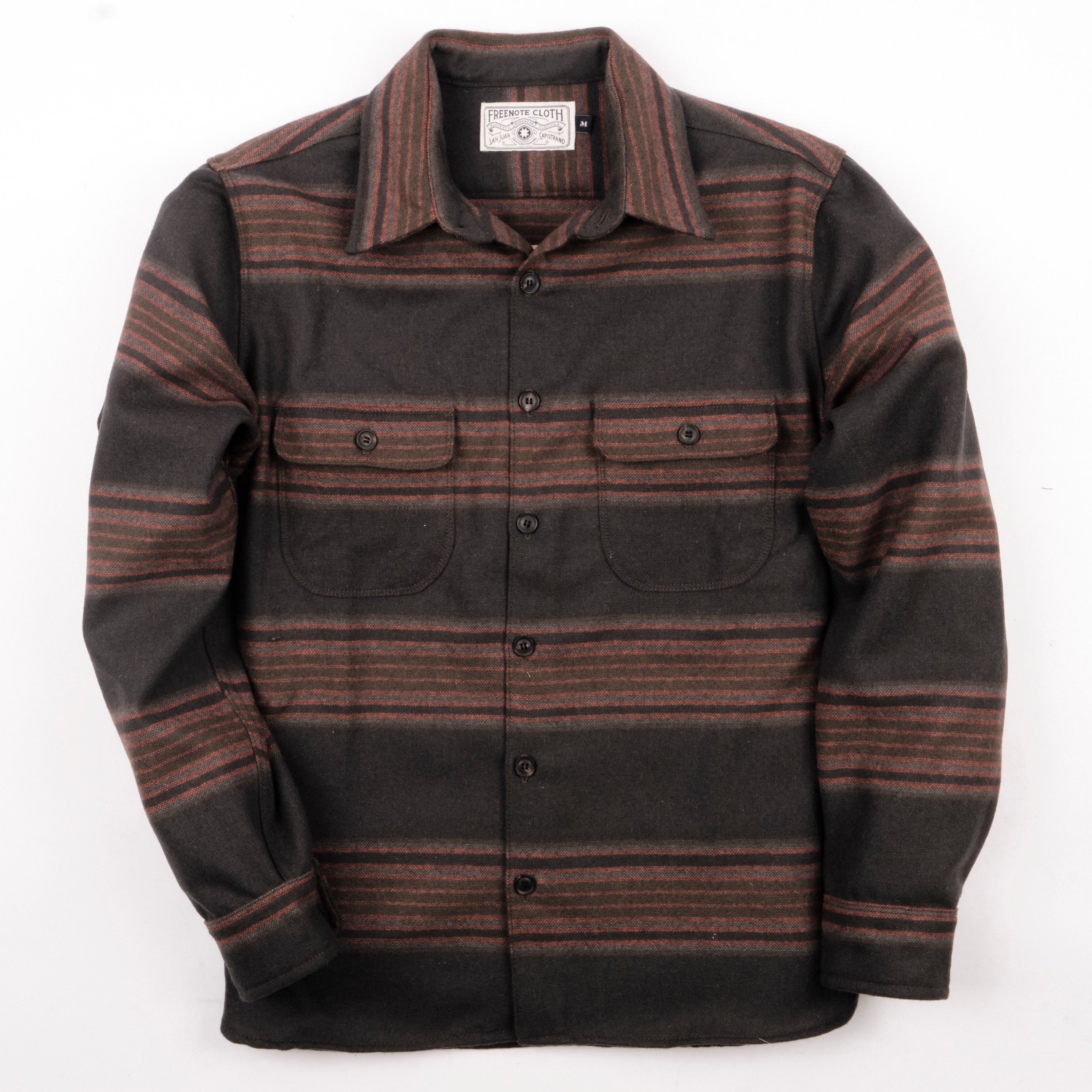 Benson Black Stripe Wool