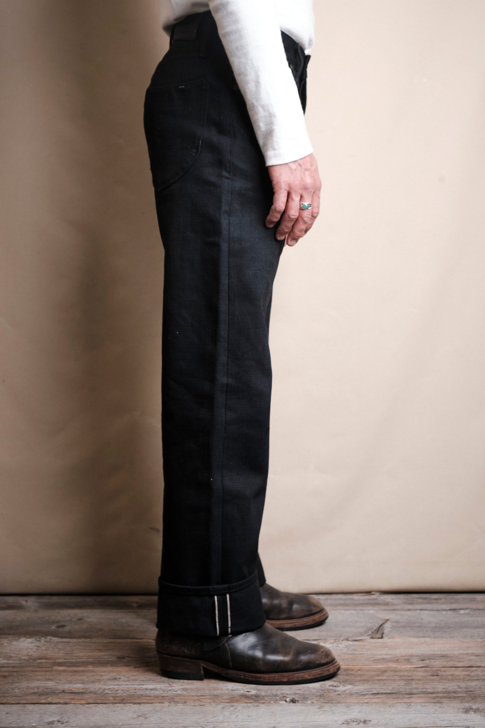 Modesto 17 Ounce Black Denim
