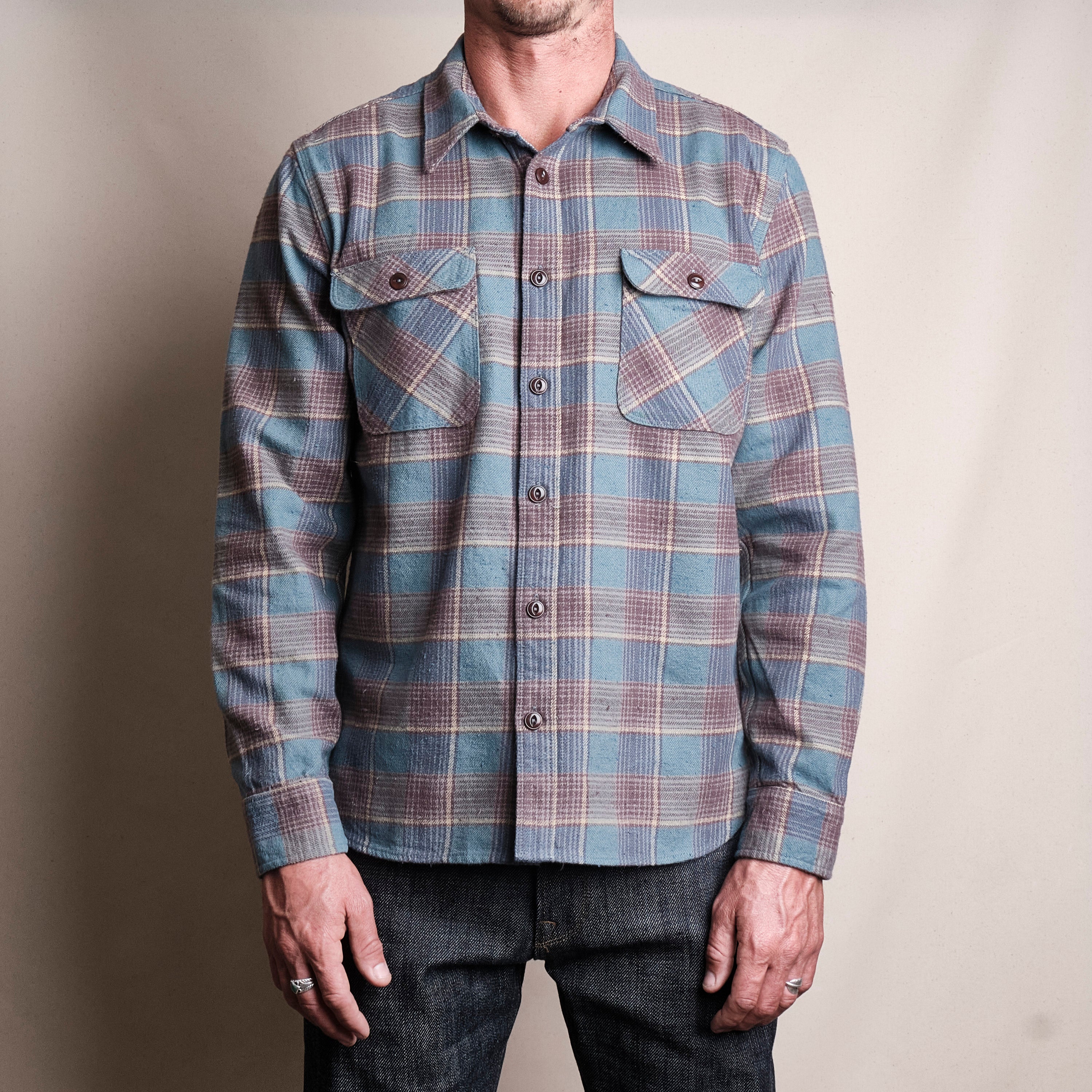 Jepson Dusty Blue Plaid
