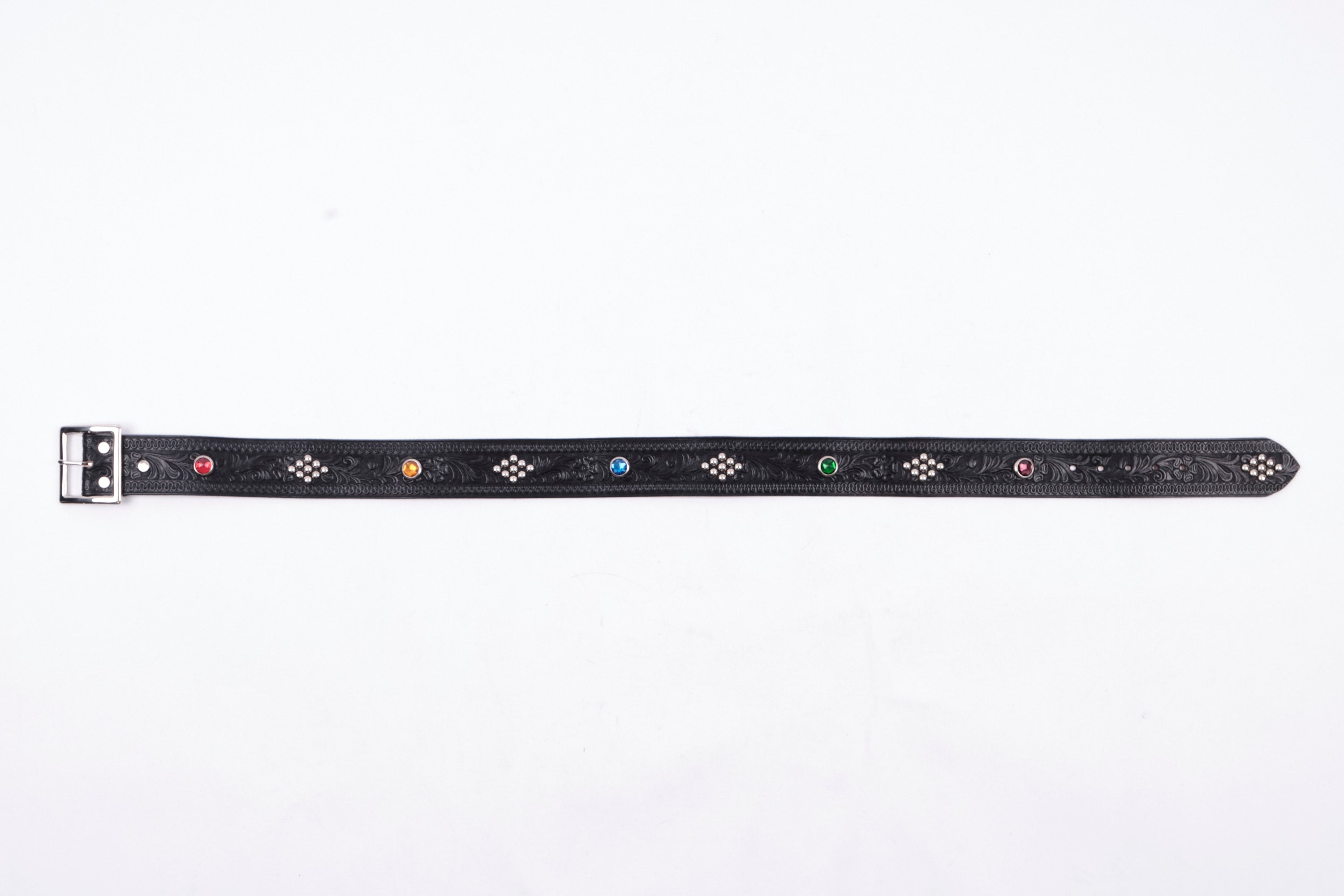 Codina Leather - No. 1093 Diamond & Jewel Belt 1 3/4"