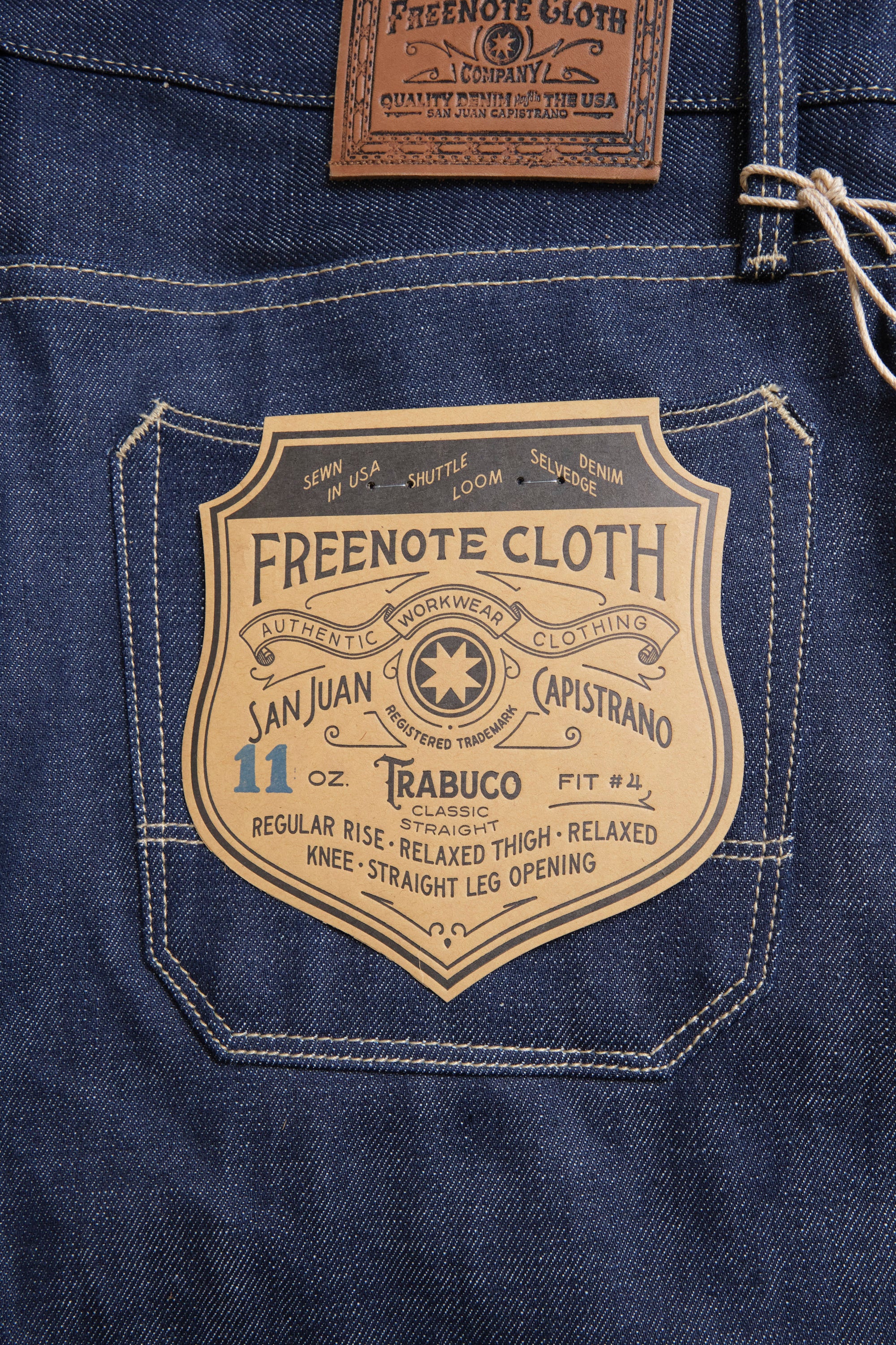 Trabuco Classic Straight 11 Ounce Memphis Blue Denim