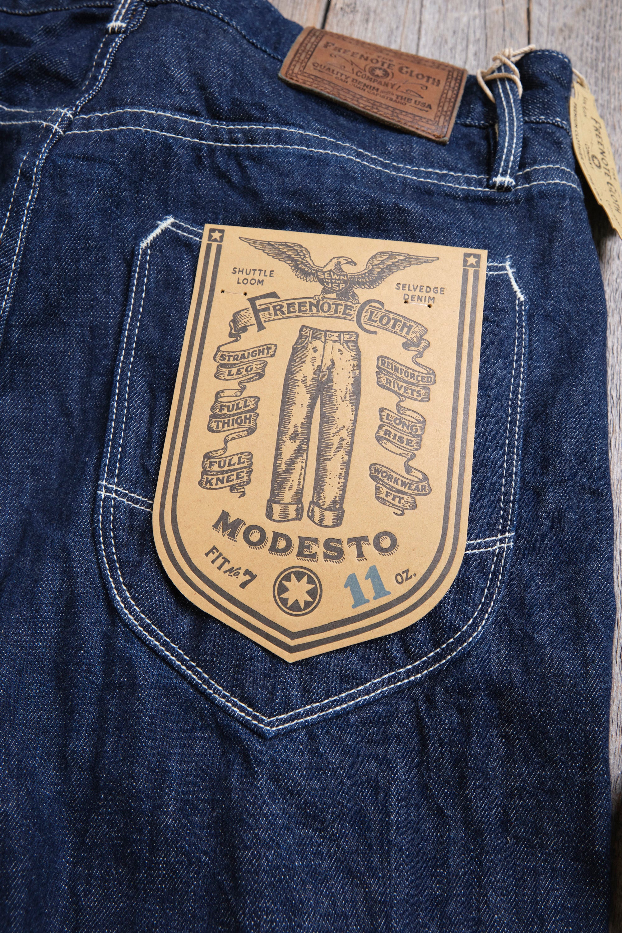 Modesto 11 Ounce Memphis Blue Denim