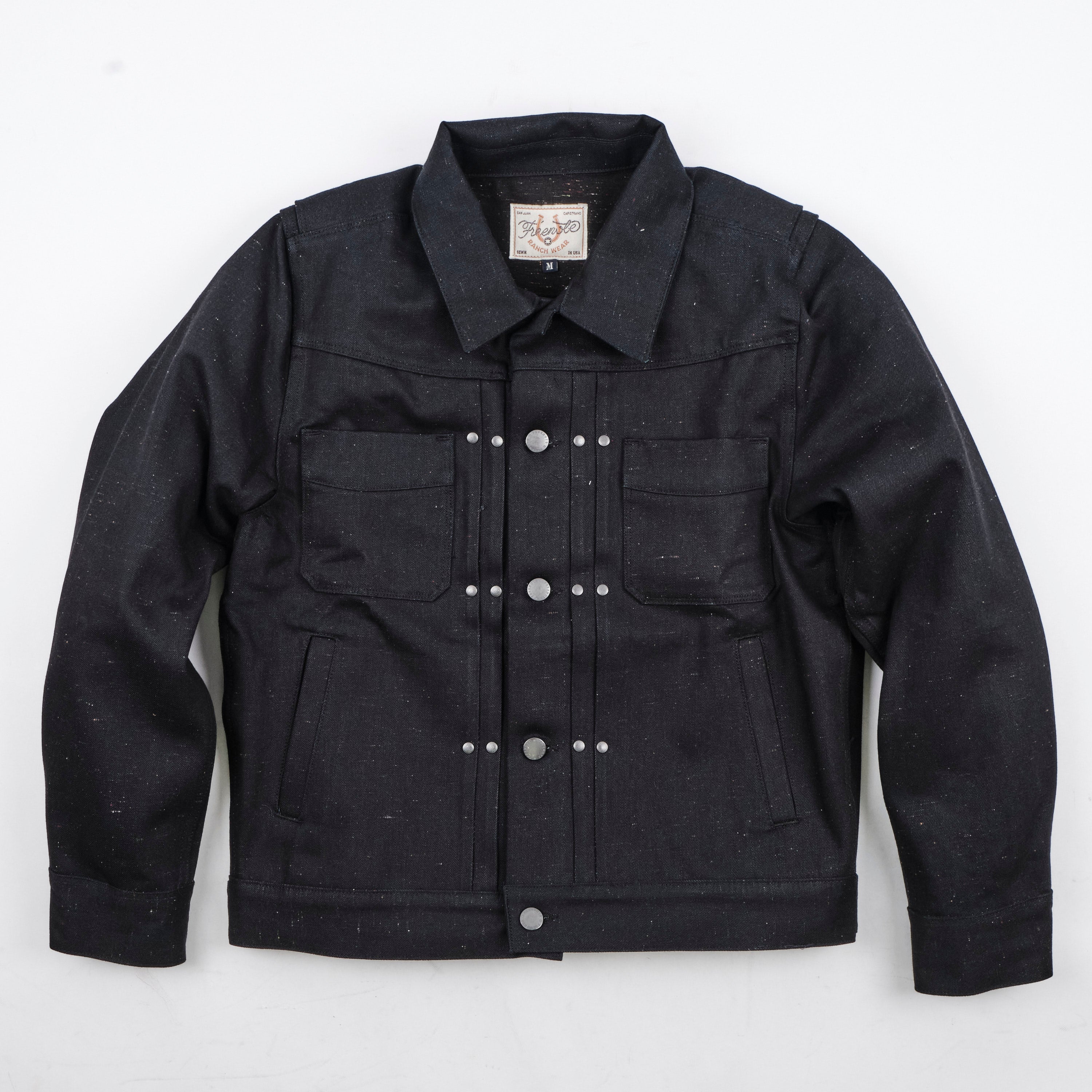 Riders Jacket 14 Ounce Raw Fleck