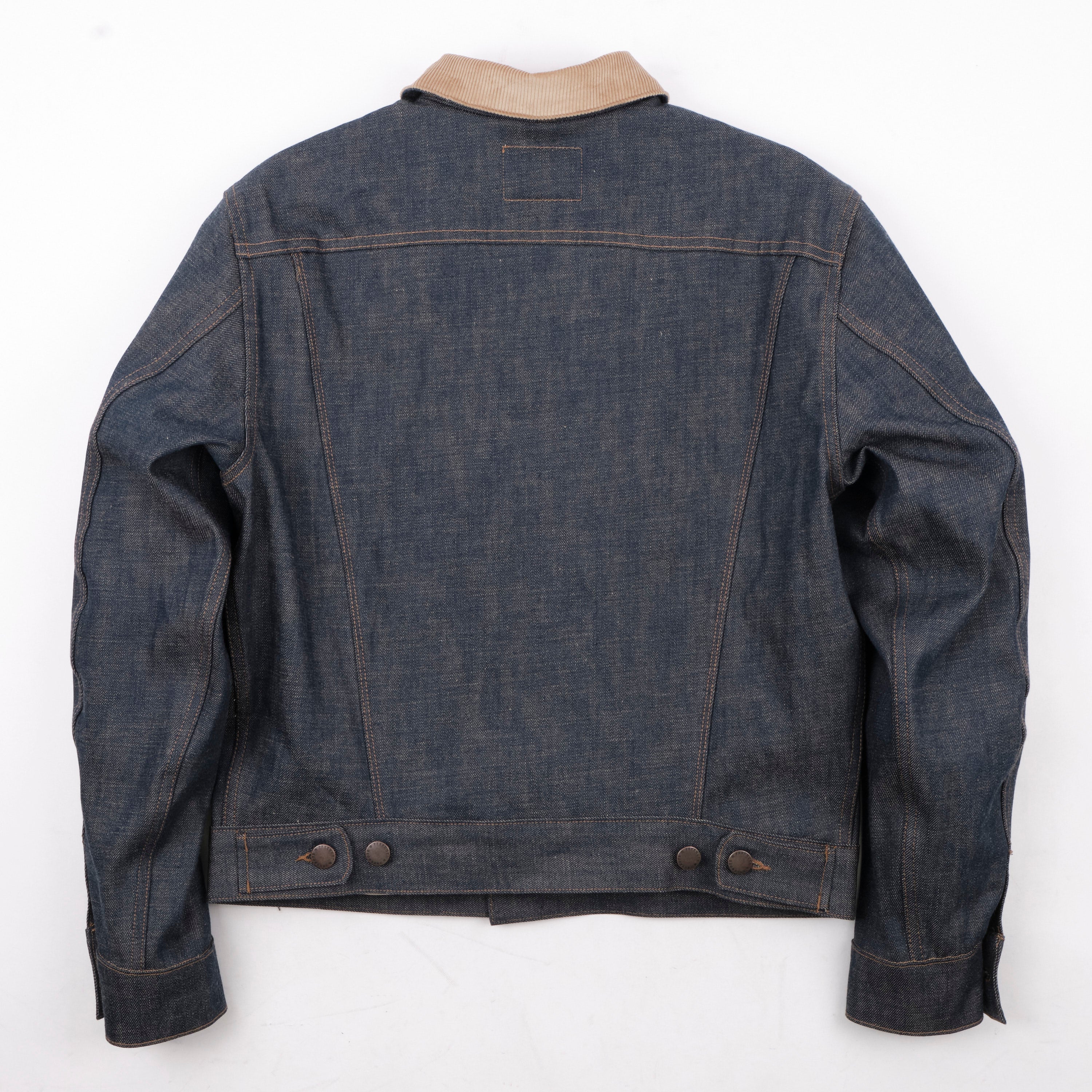 High Low 13 Ounce Natural Indigo Jacket