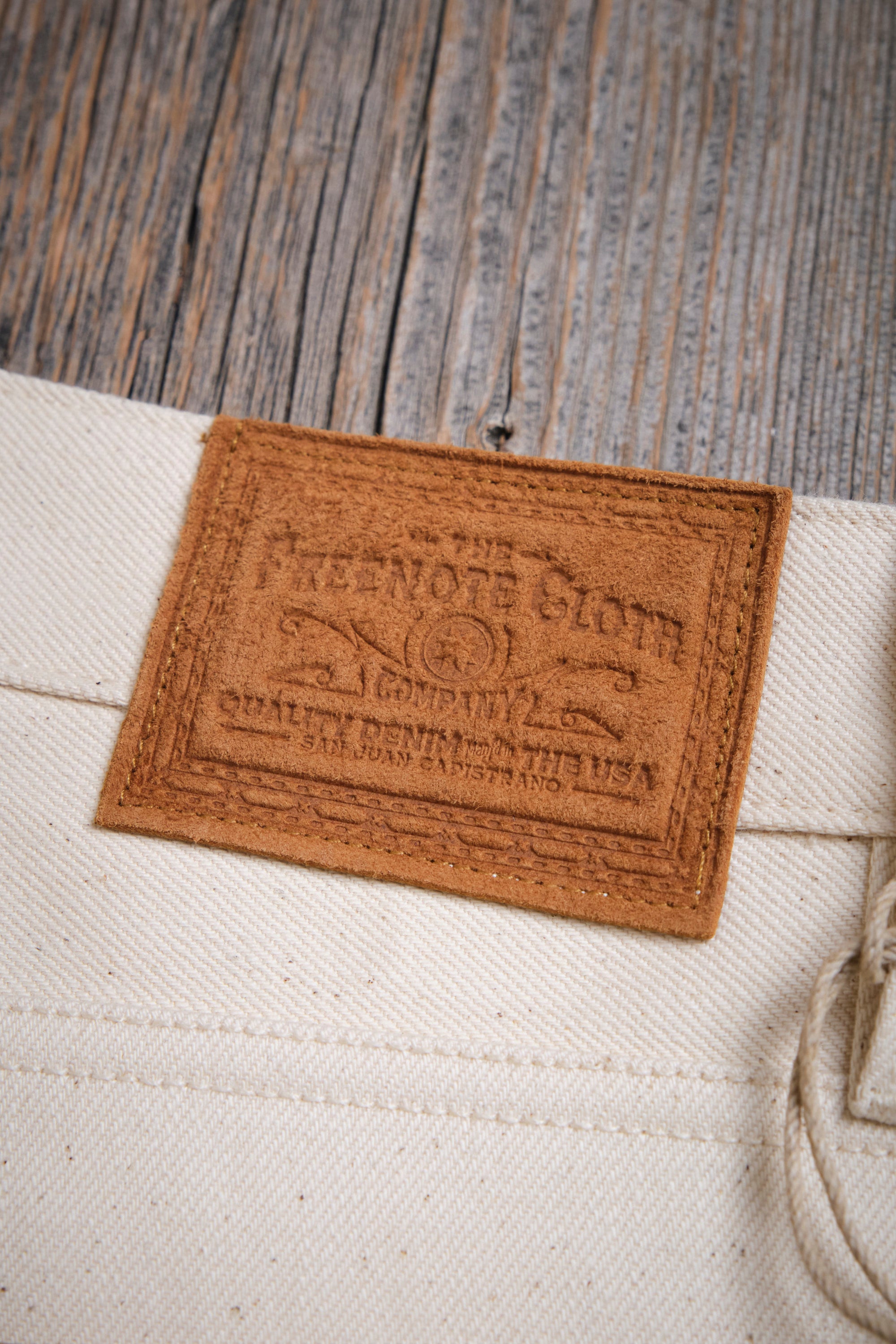 Portola Classic Taper 14 Ounce Ecru Denim
