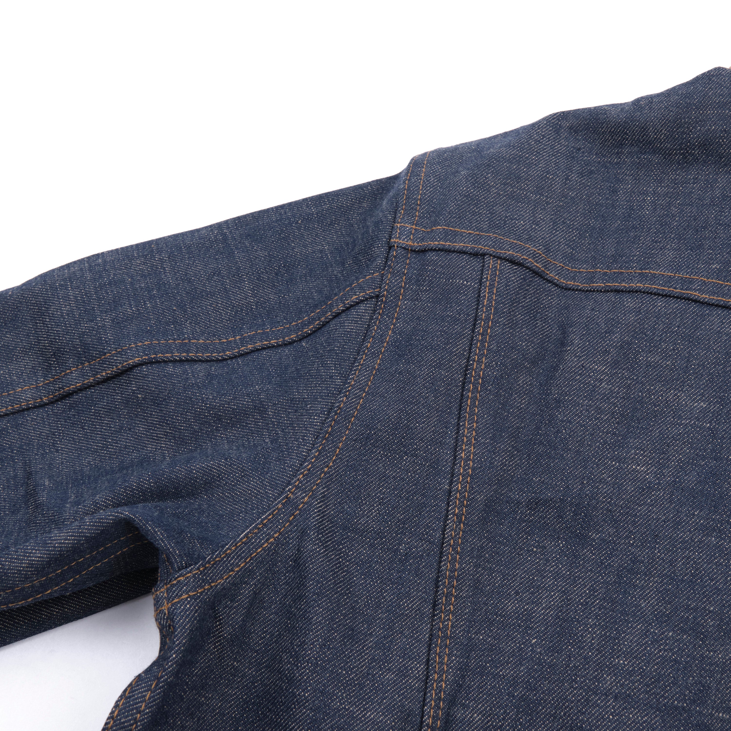 High Low 13 Ounce Natural Indigo Jacket