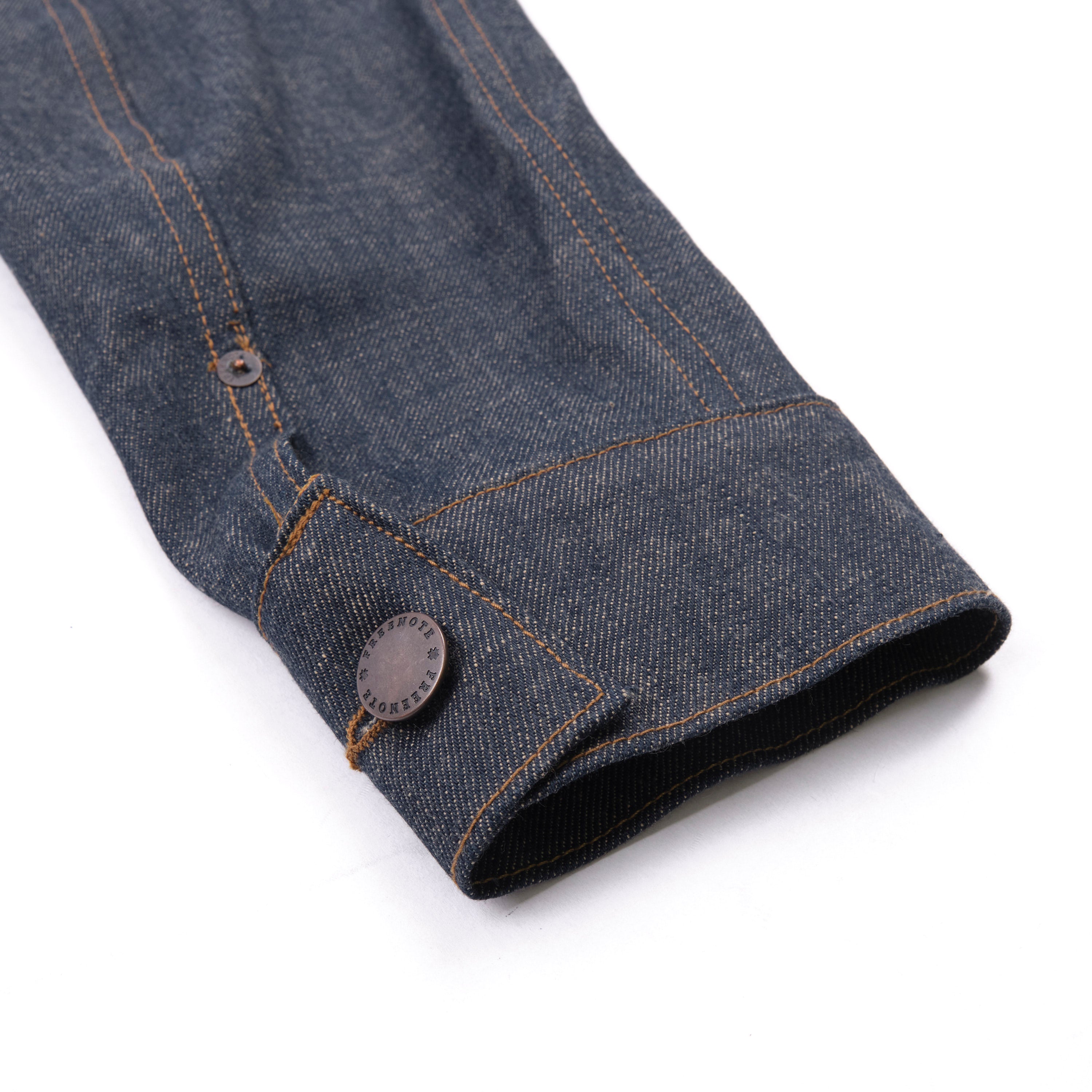 High Low 13 Ounce Natural Indigo Jacket