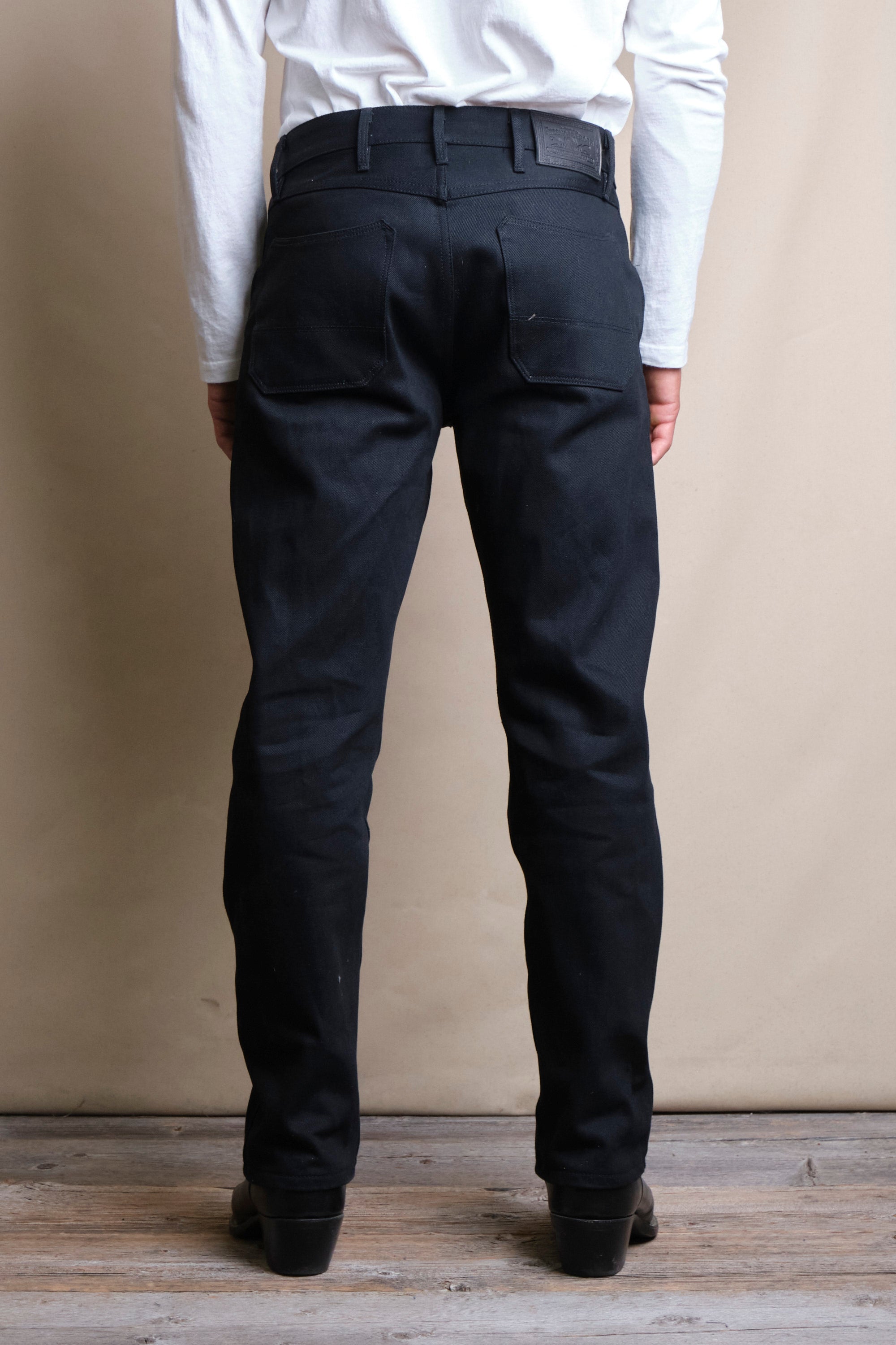 ウィルフリー　denim no sleeve ribbon medium OP Freenote Wilkes Western - 14.25oz Broken Twill – Standard