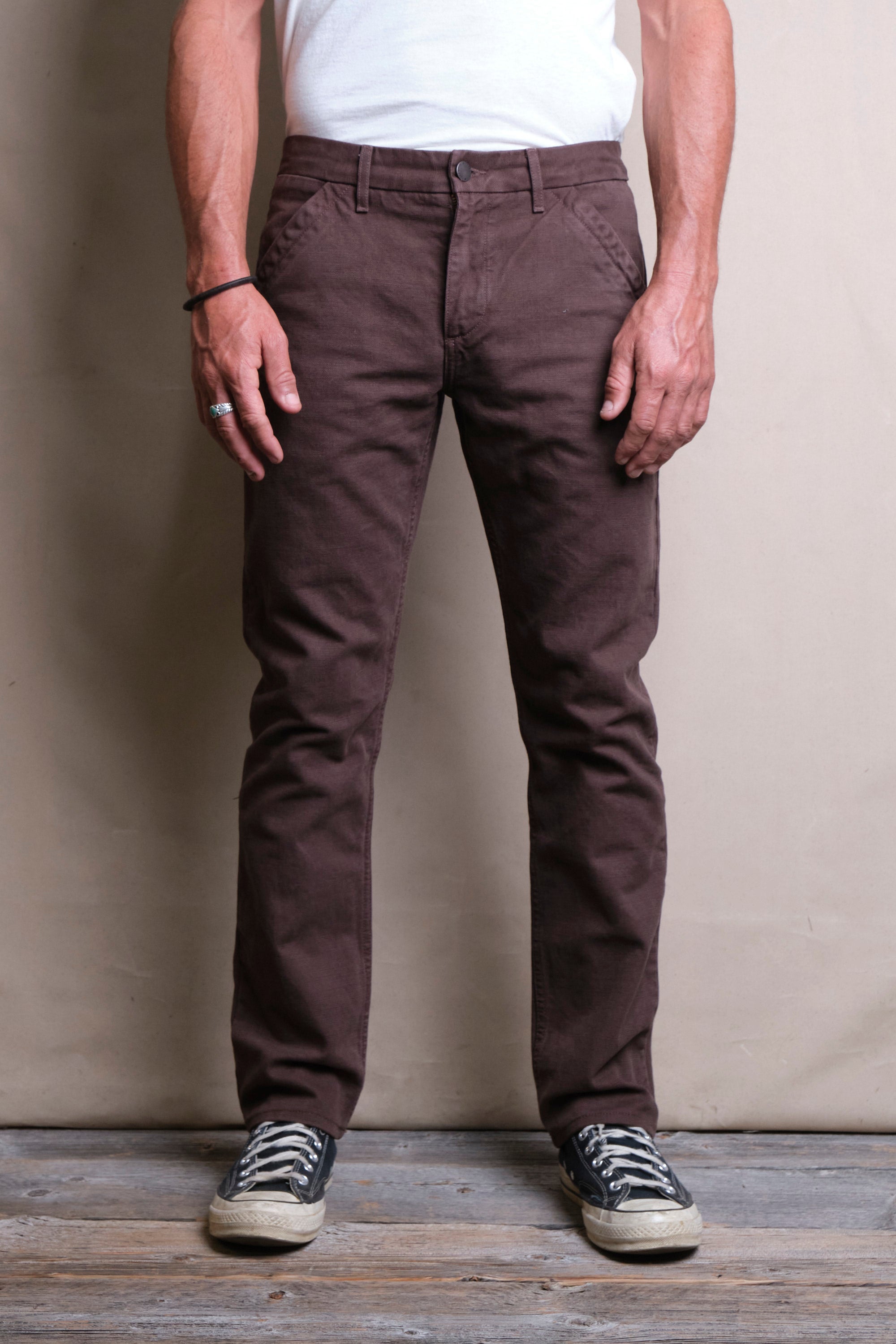 Workers Chino Slim Fit  14 Ounce Slub Bark