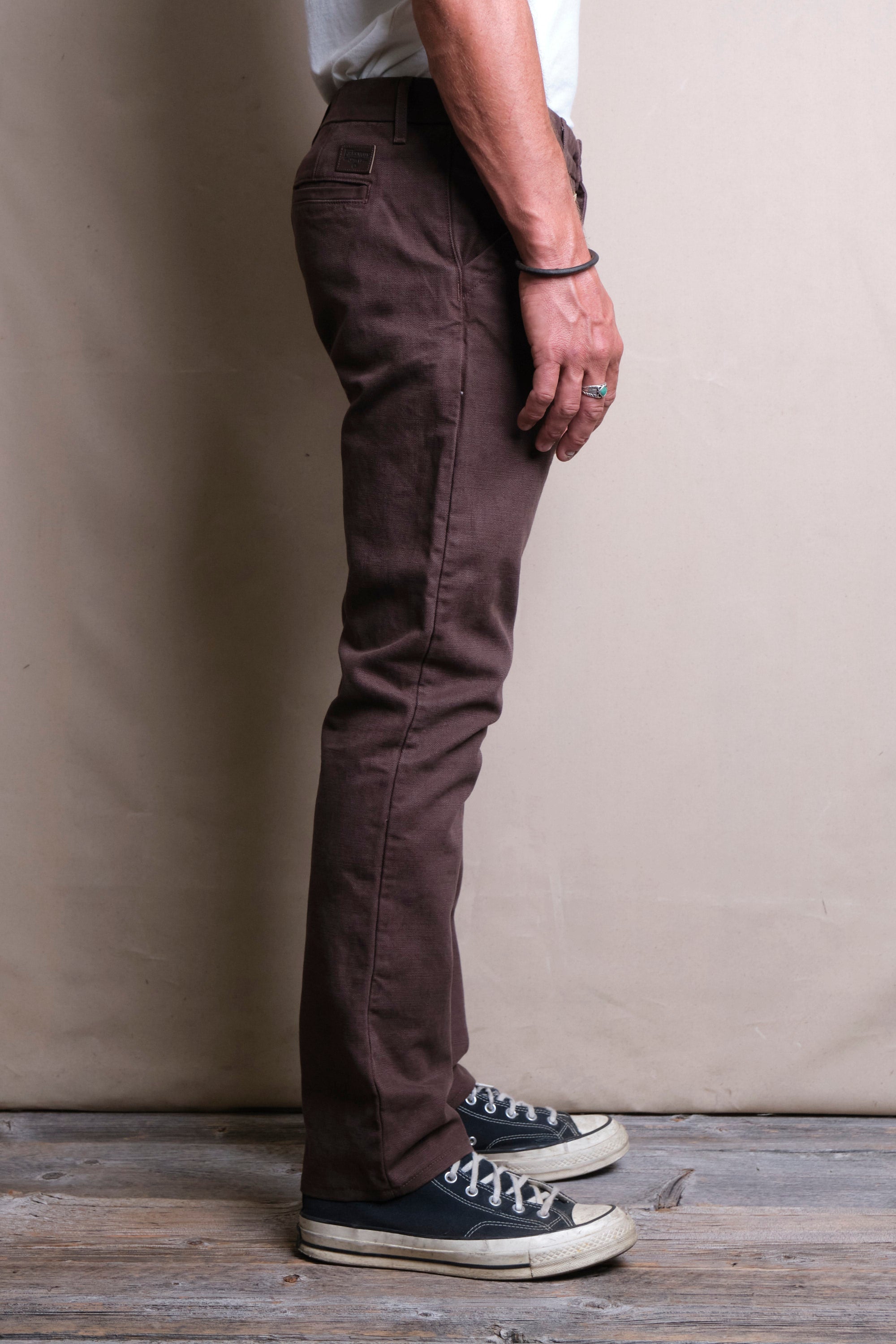 Workers Chino Slim Fit  14 Ounce Slub Bark