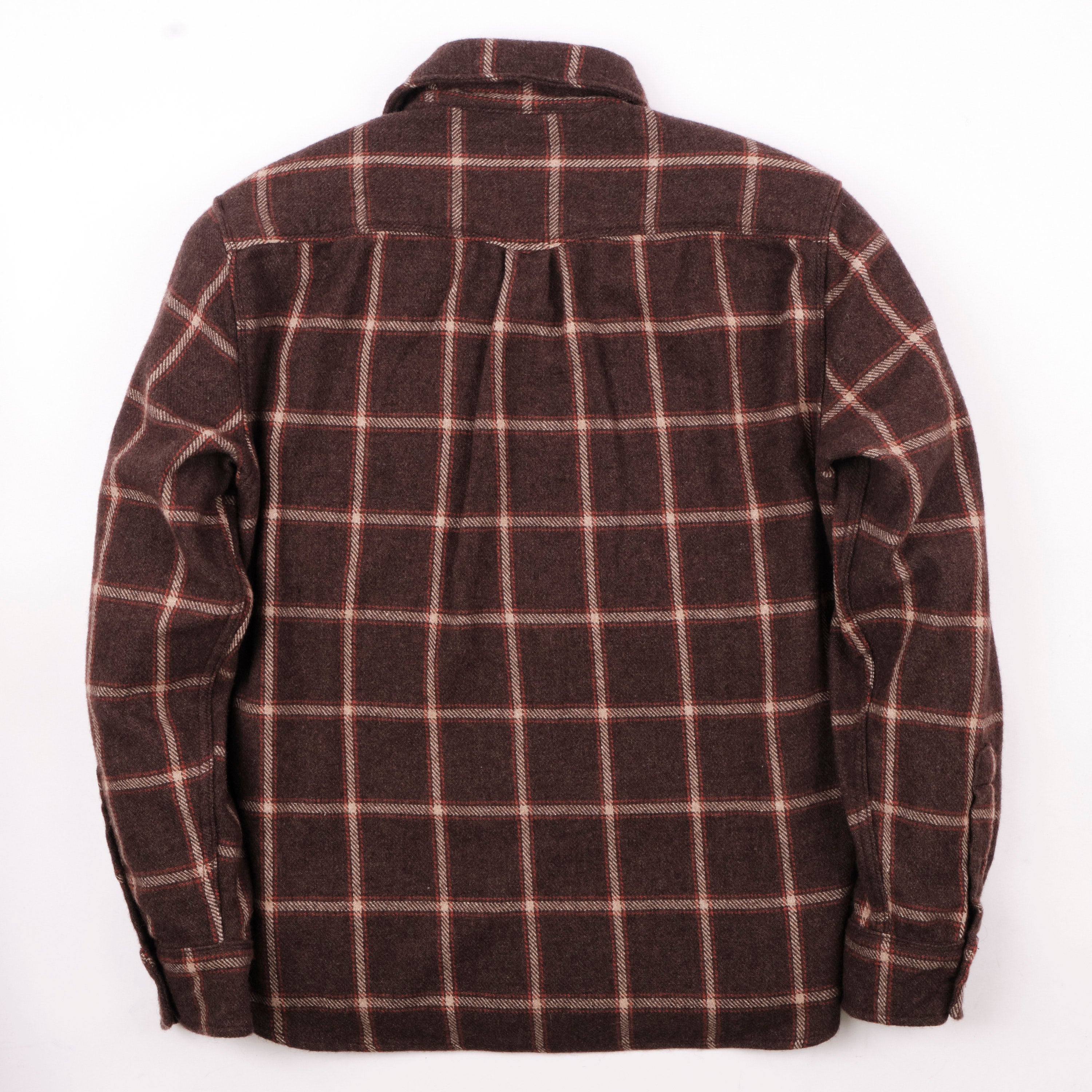 Kamas Brown Wool Plaid