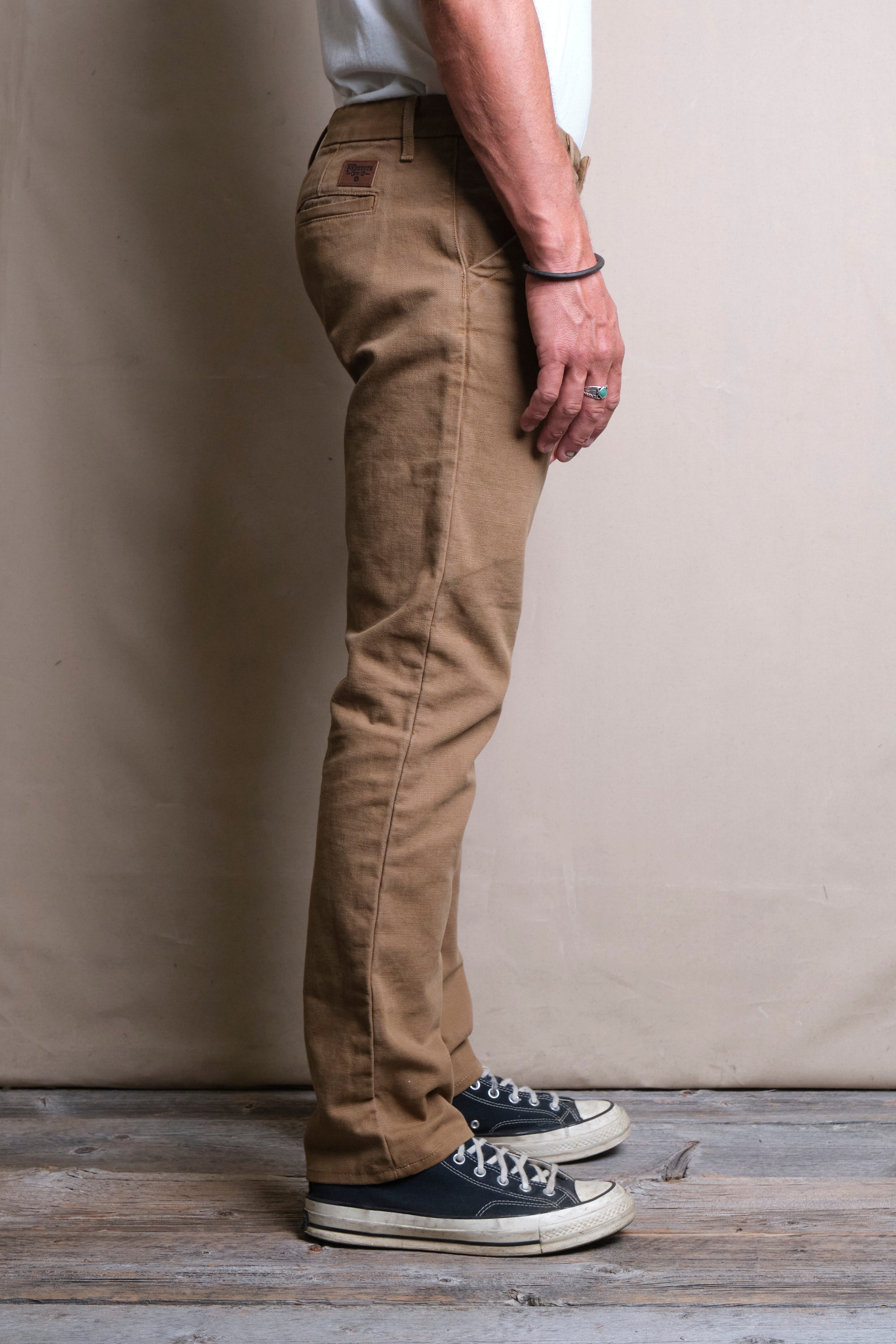 Workers Chino Slim Fit <span> 14 Ounce Slub Tan</span>