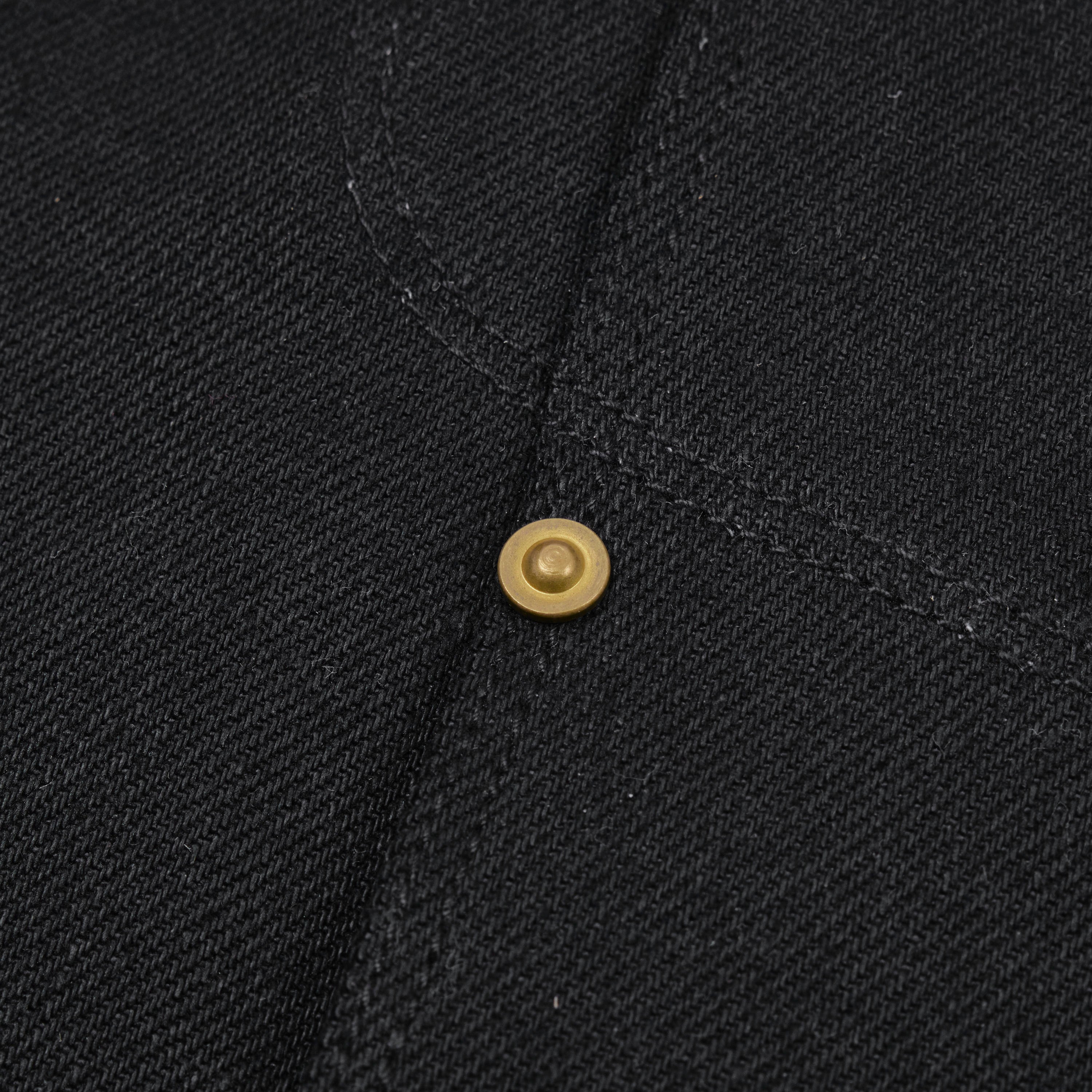 High Low 14 Ounce Black Denim