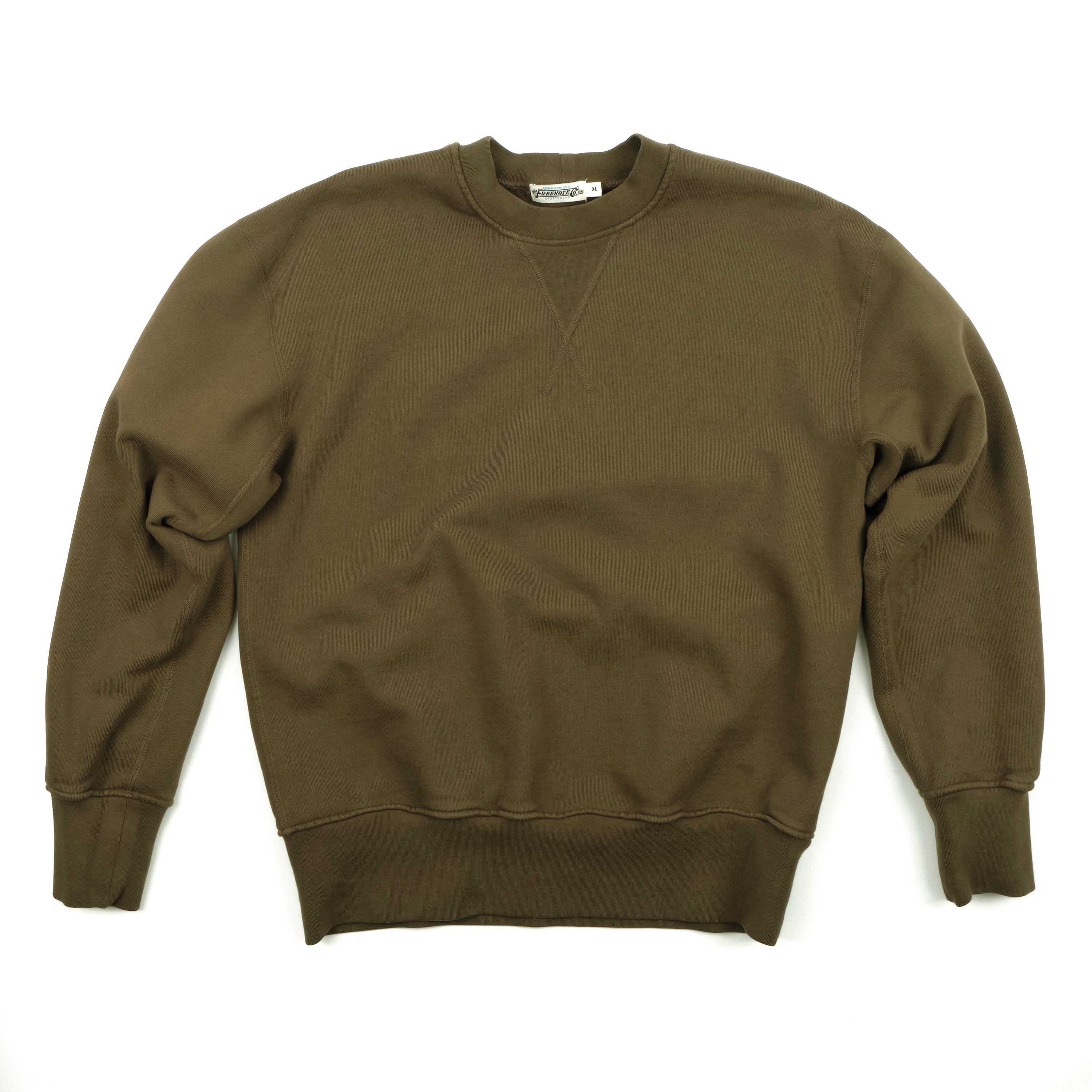 DECK SWEATSHIRT <span>OLIVE</span>