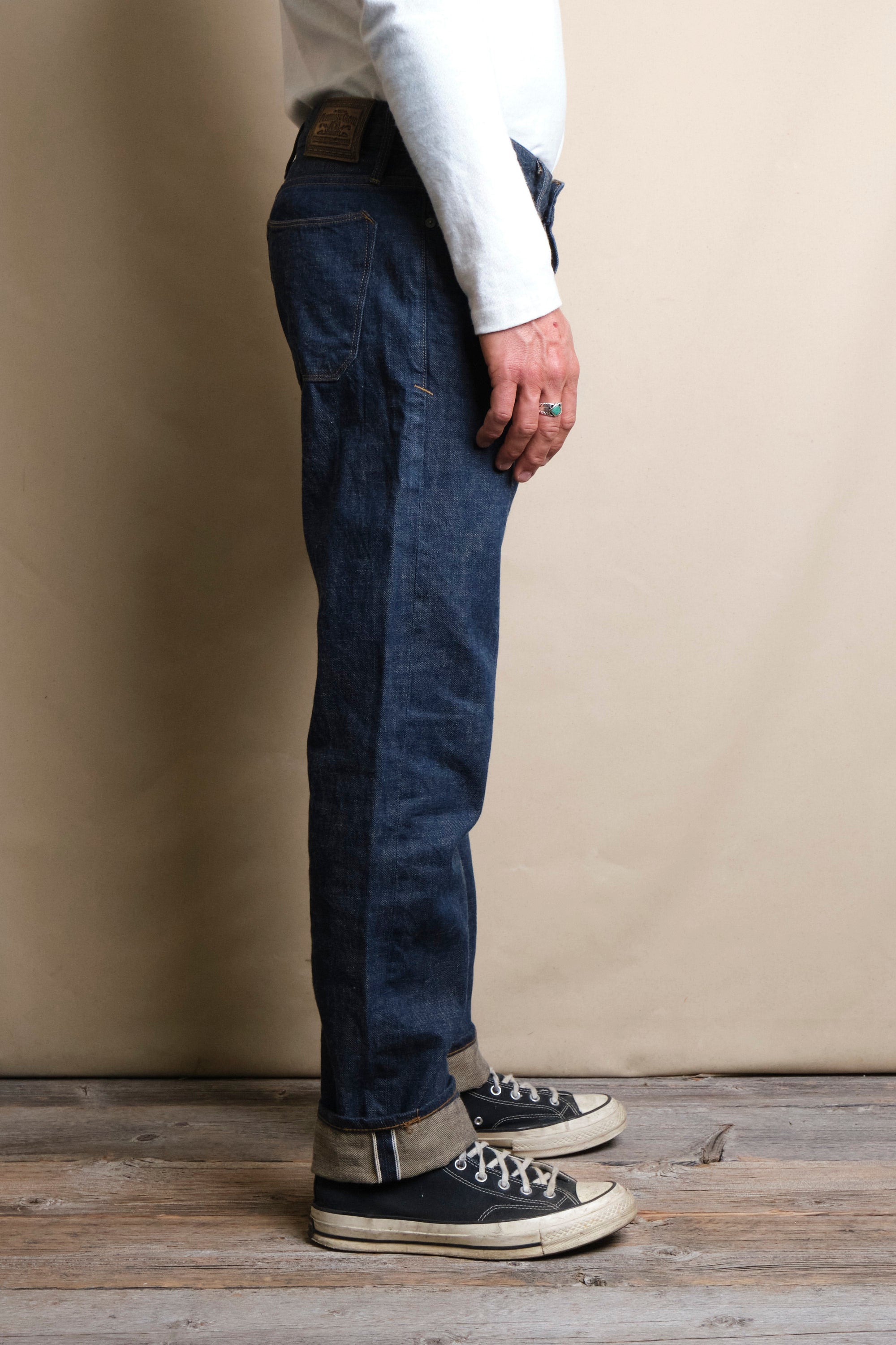 Portola Classic Taper 13 Ounce Natural Rinsed Denim
