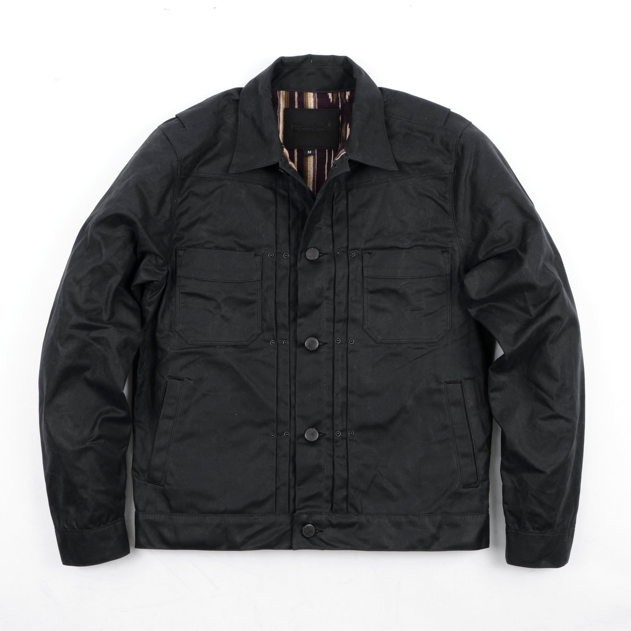 Riders Jacket Waxed Canvas | Black