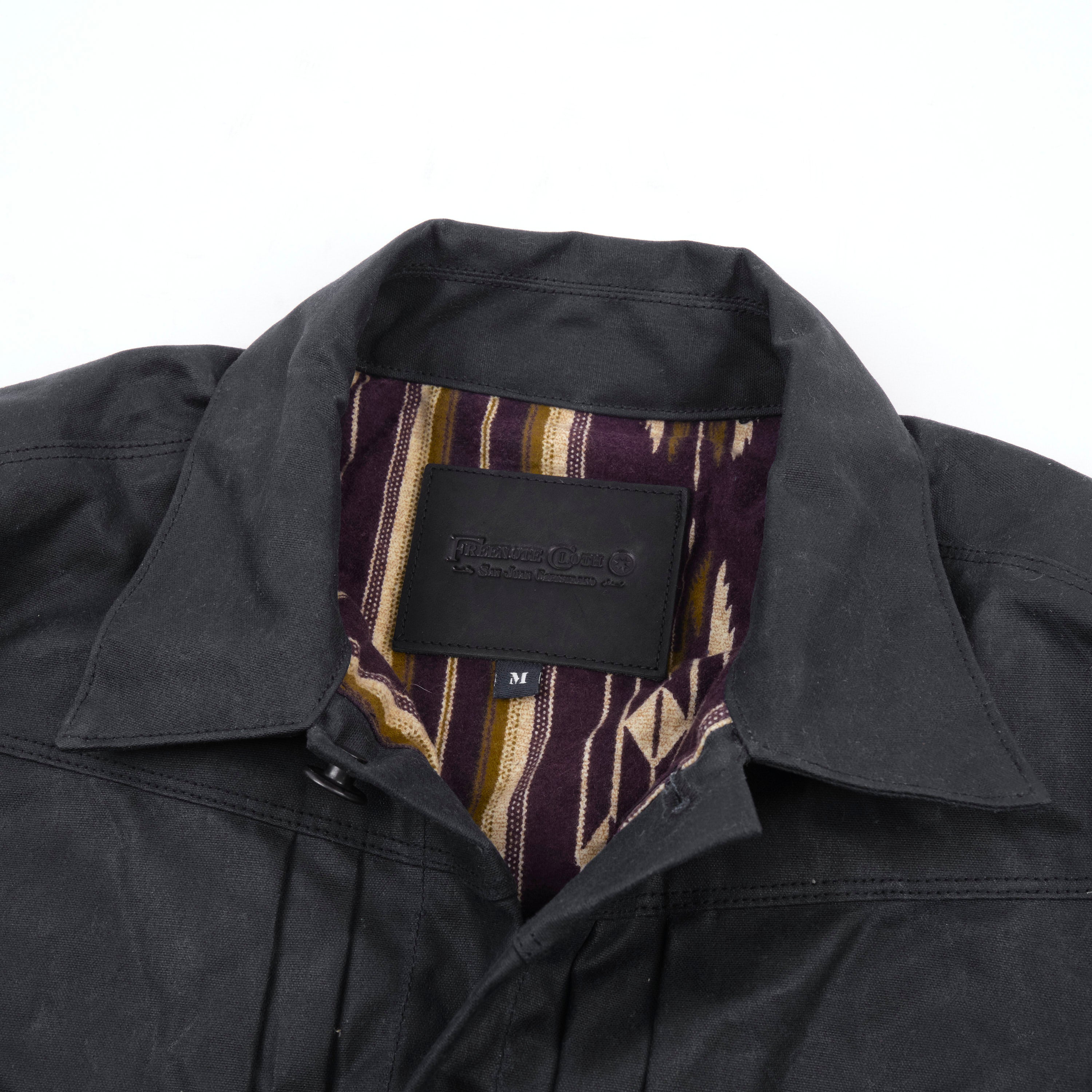 Riders Jacket Waxed Canvas <span>Black</span>