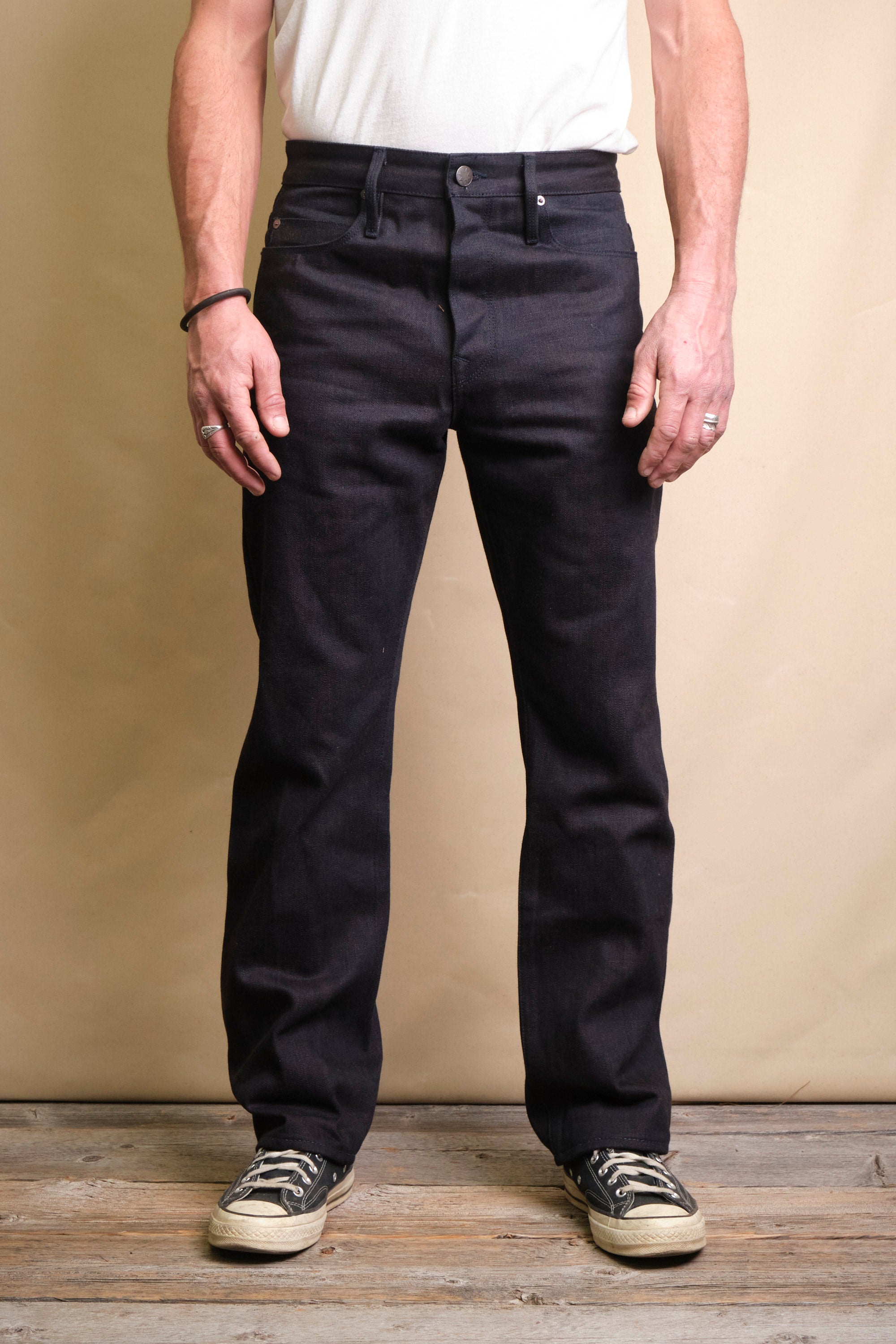 Belford Straight 16 Ounce Indigo Brown Denim