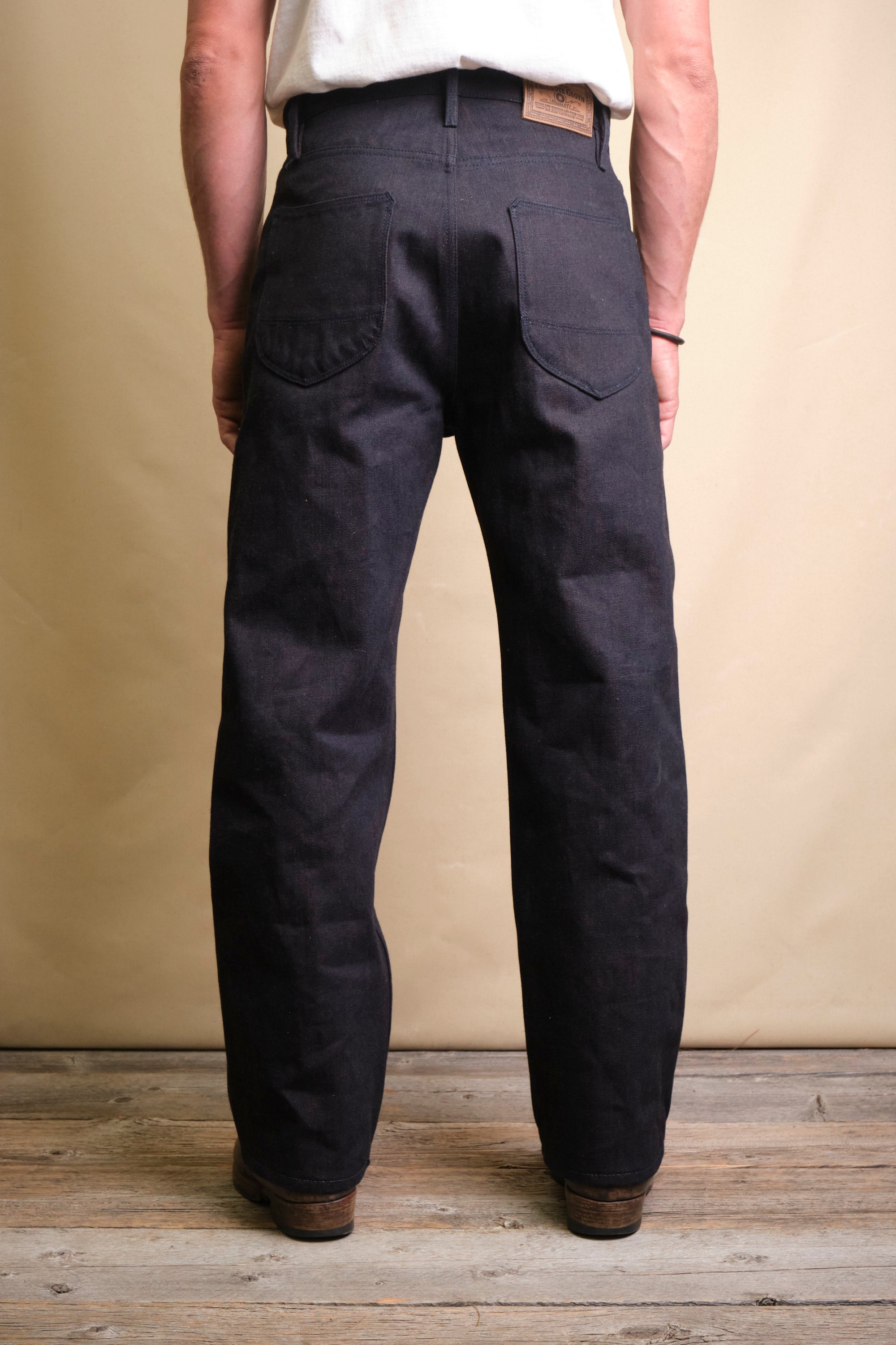 Modesto 16 ounce Indigo Brown Denim