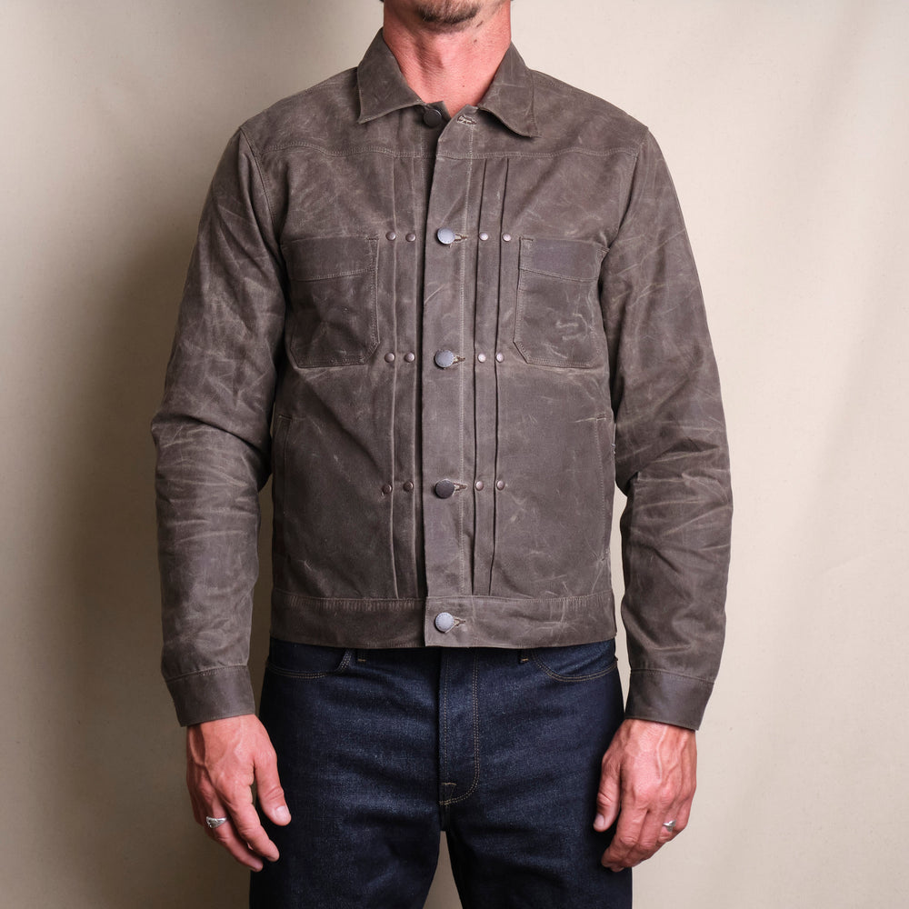 Open Roads Waxed Canvas Jacket - Otter