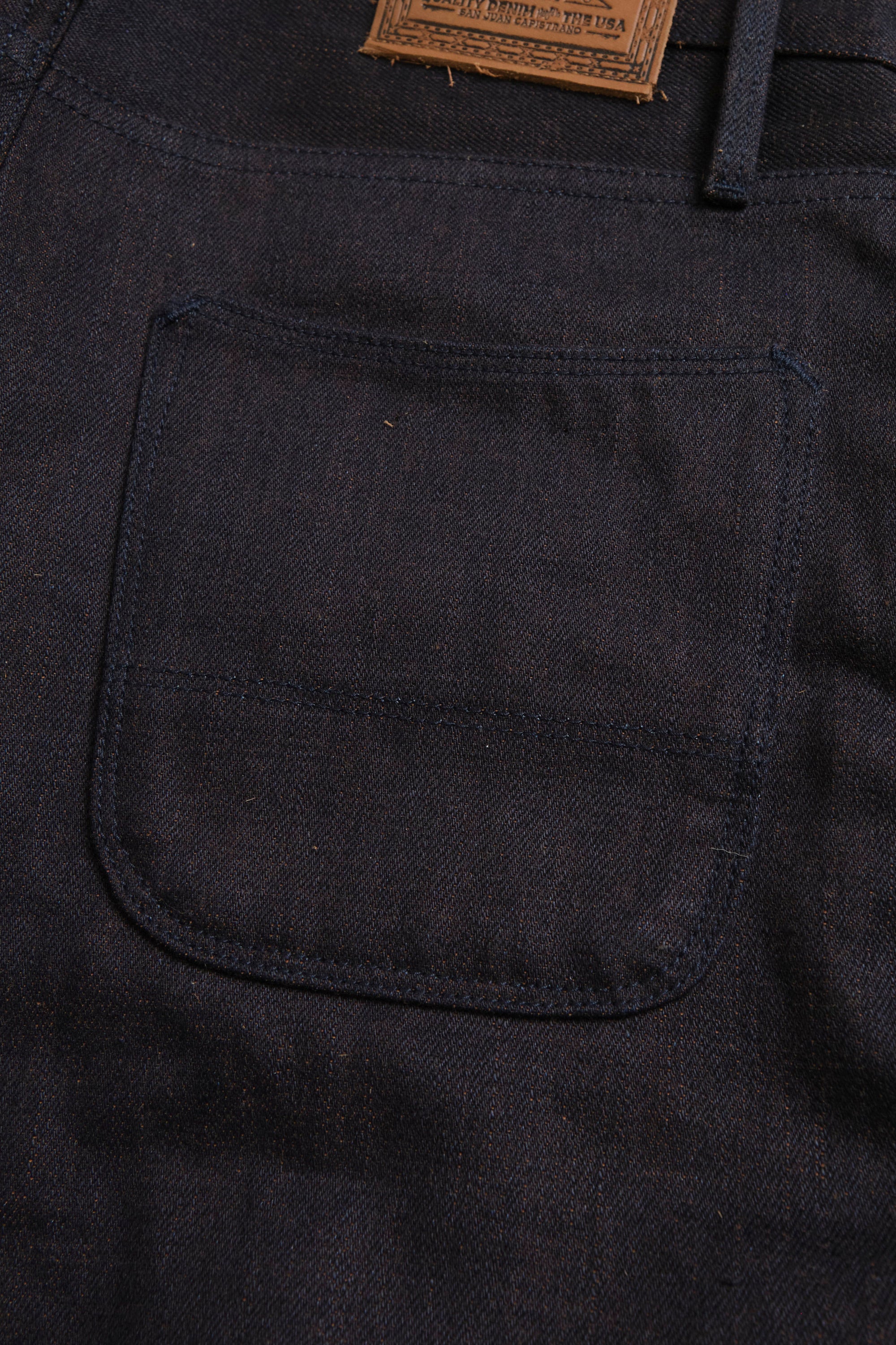 Belford Straight 16 Ounce Indigo Brown Denim