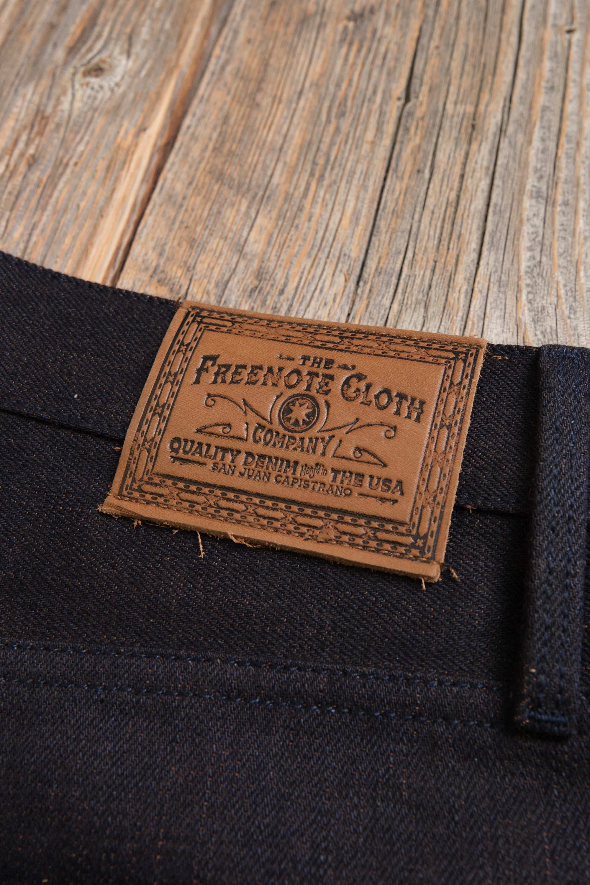 Belford Straight 16 Ounce Indigo Brown Denim