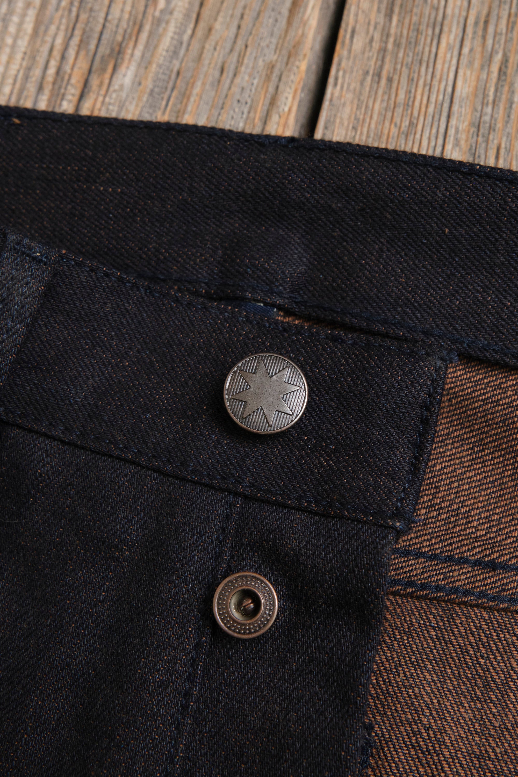 Trabuco Classic Straight 16 Ounce Indigo Brown Denim