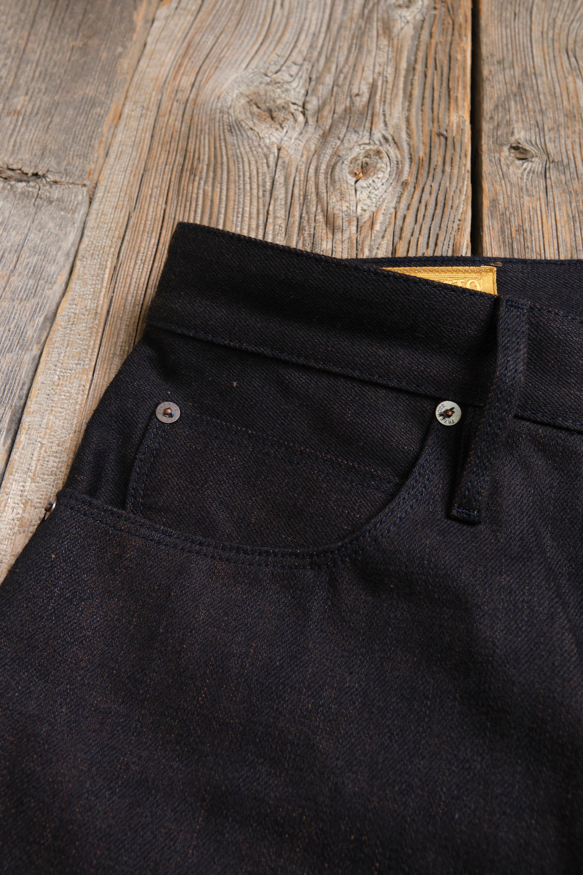 Modesto 16 ounce Indigo Brown Denim