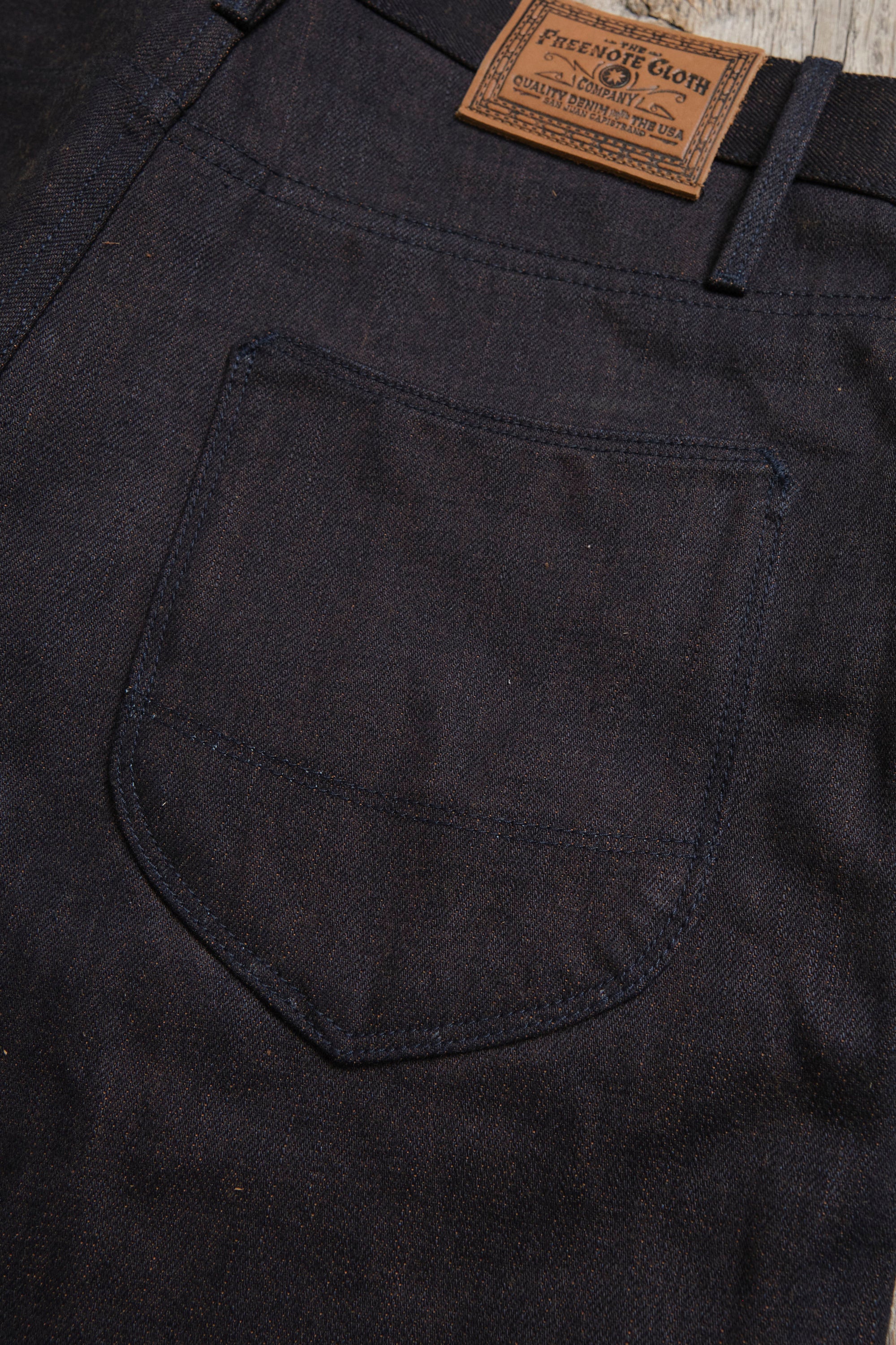 Modesto 16 ounce Indigo Brown Denim