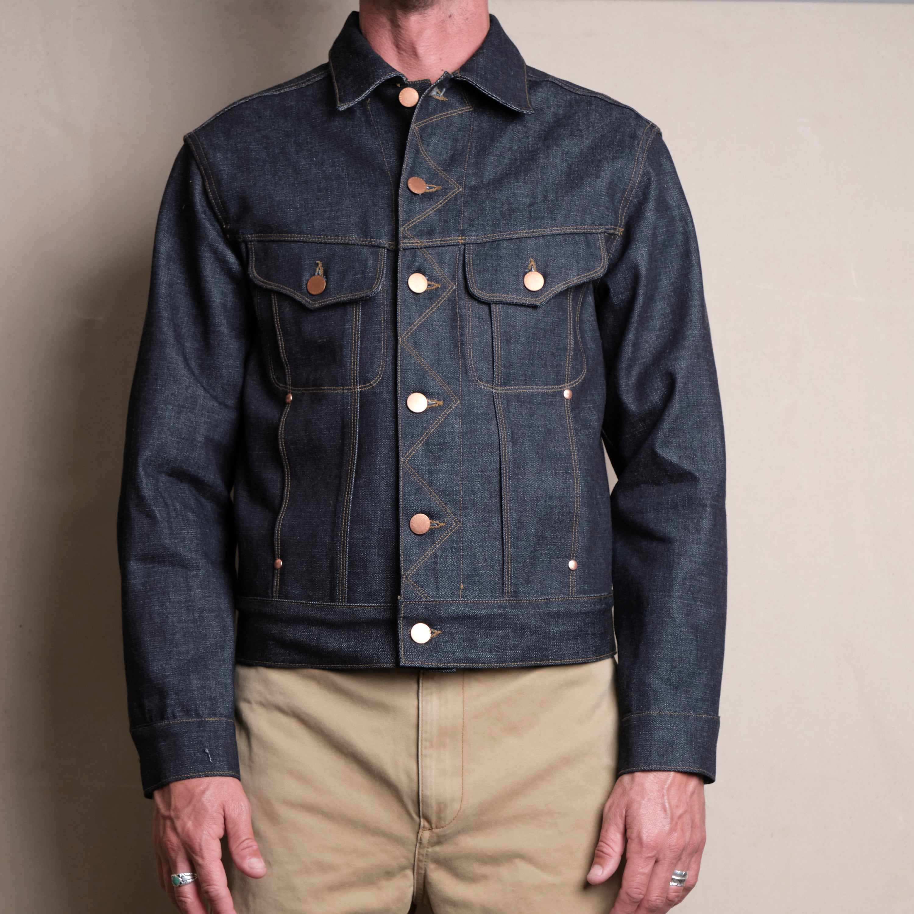 Broken twill denim shirt jacket best sale