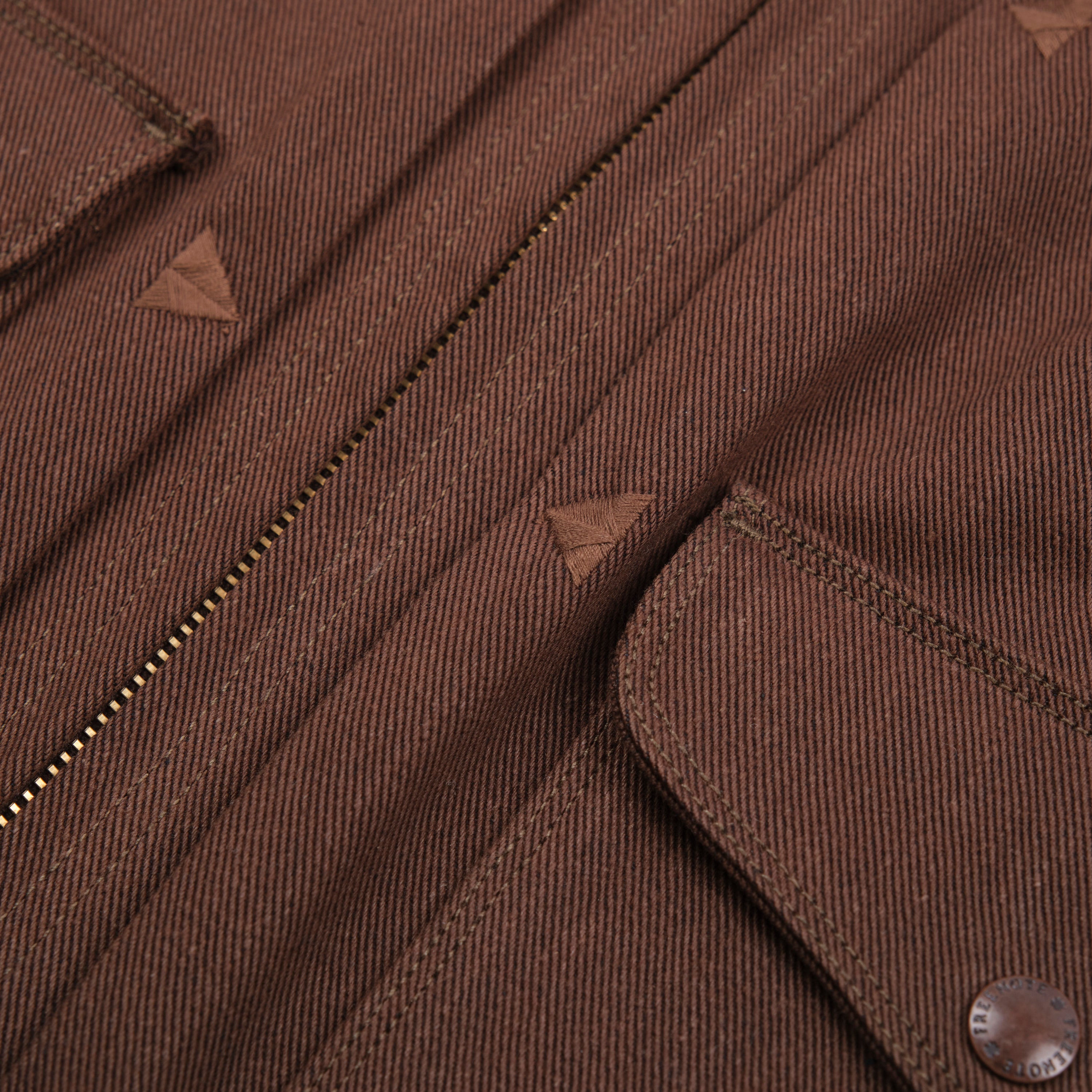 Faro Jacket Brown Denim