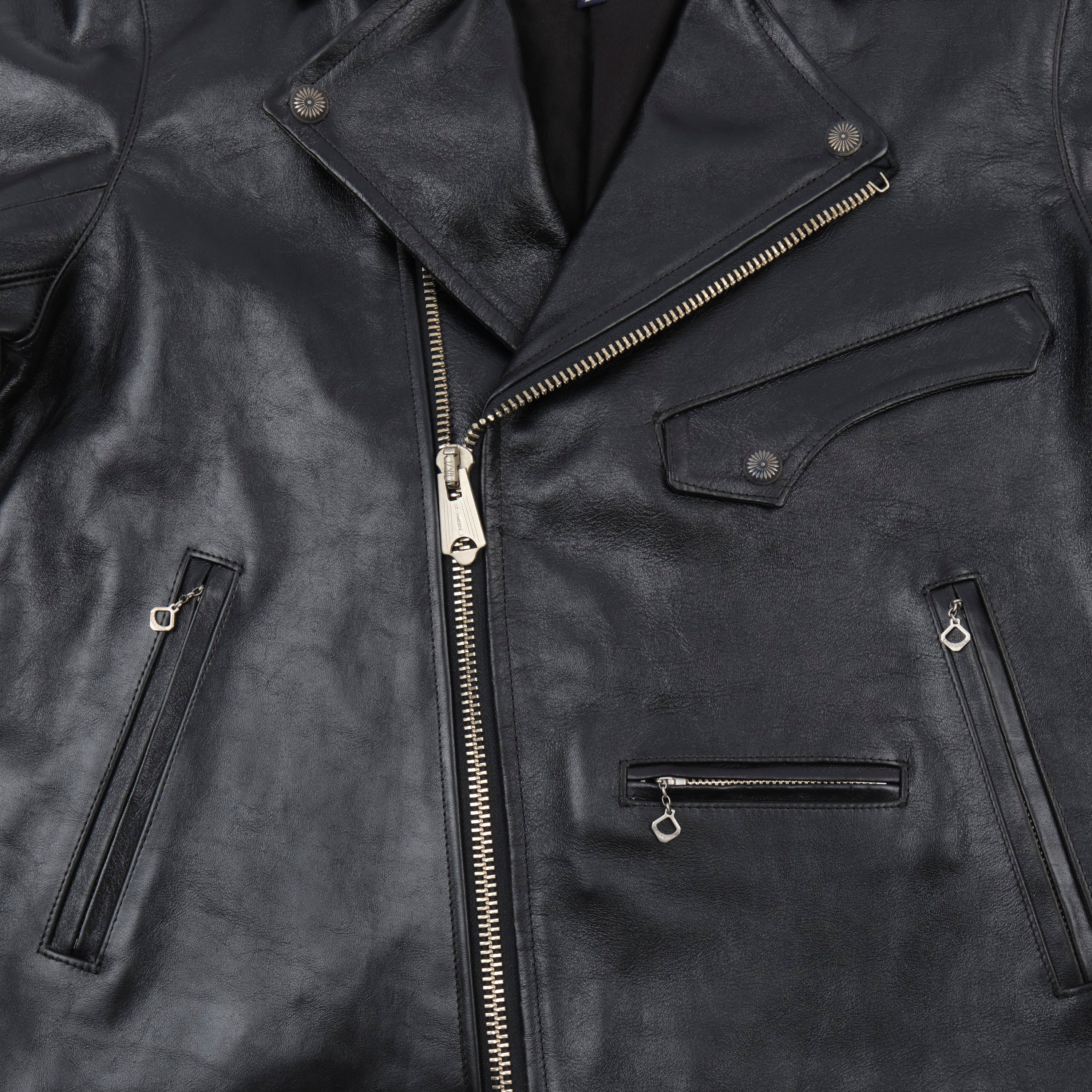 Mooch Moto Jacket Maryam Tannery Black Magic Horsehide