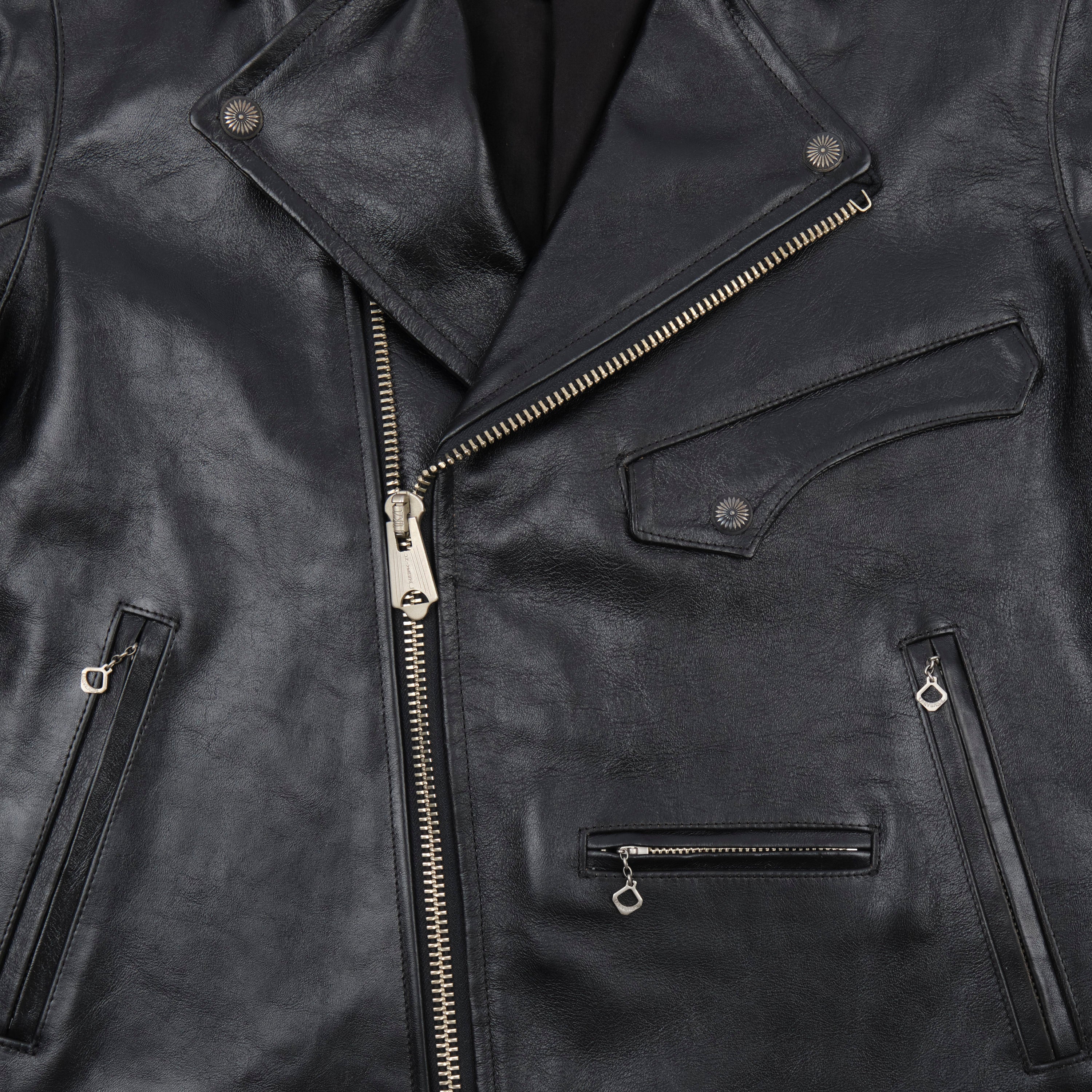 Mooch Moto Jacket Maryam Tannery Black Magic Horsehide