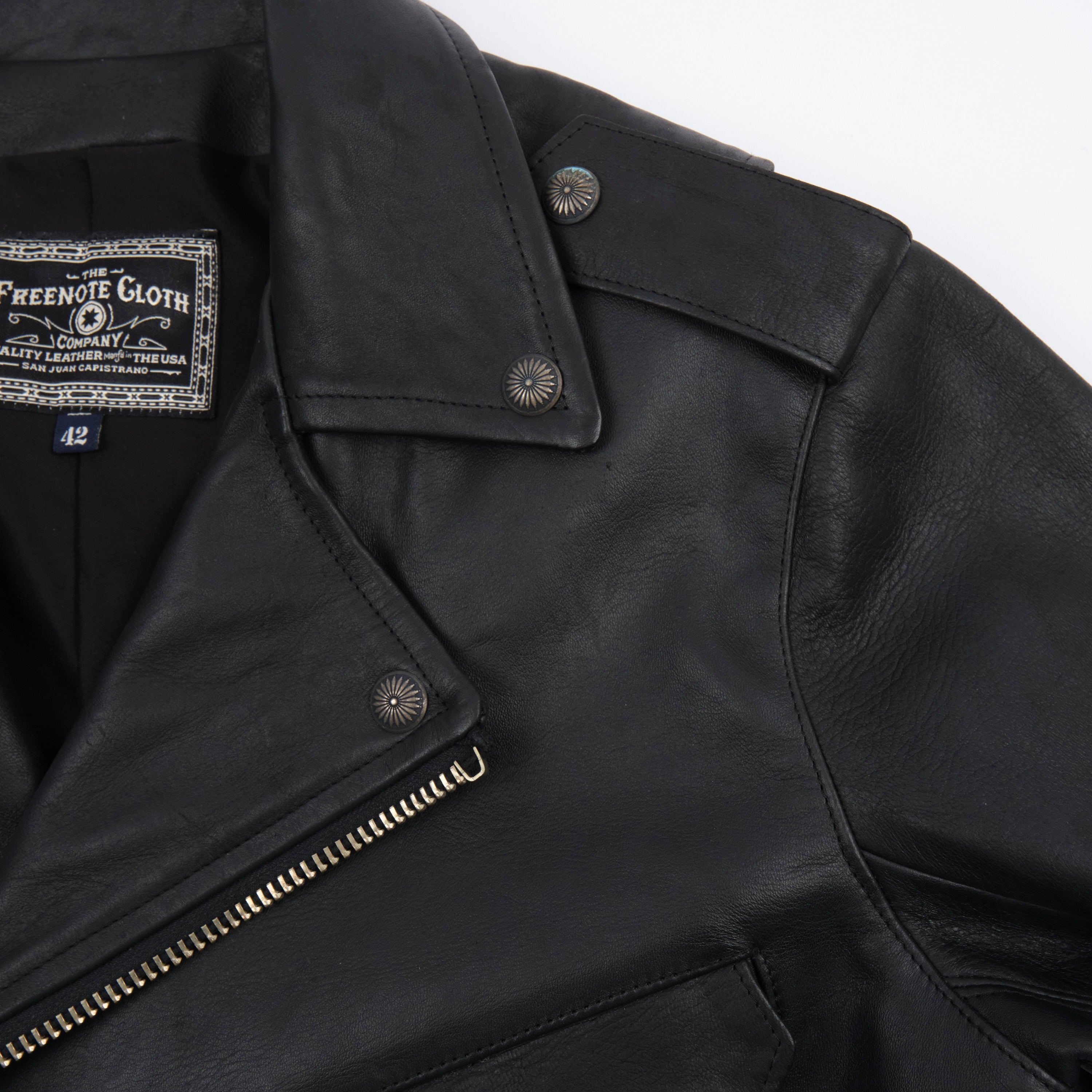 Mooch Moto Jacket Black Horsehide